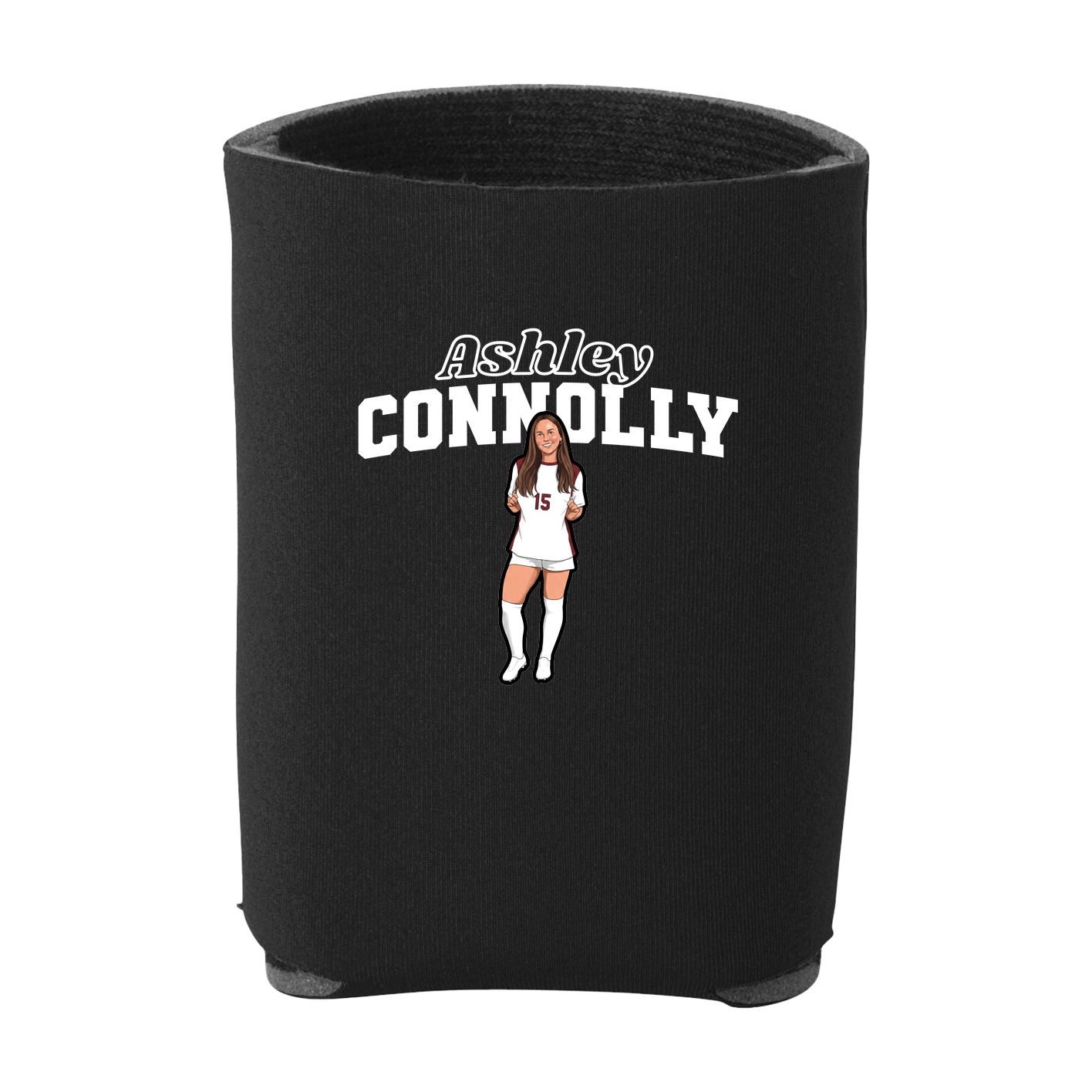 Can Holder — Name Arch in Black