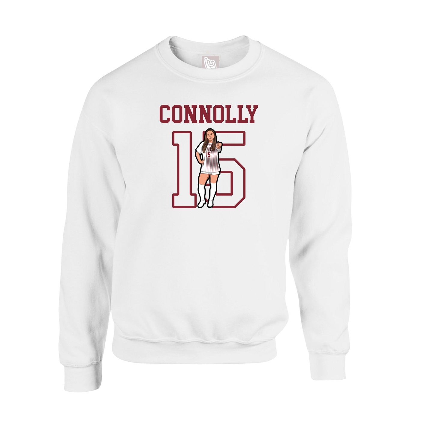 Fleece Crew — Shirsey in White