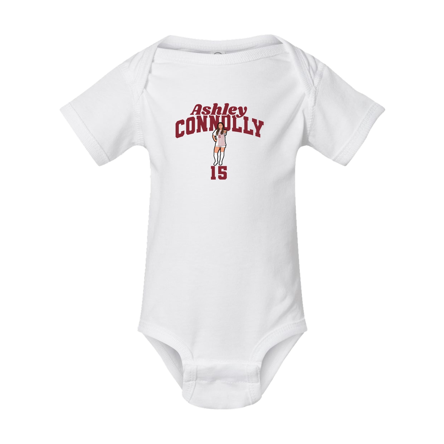 Baby Onesie — Signature Arch in White
