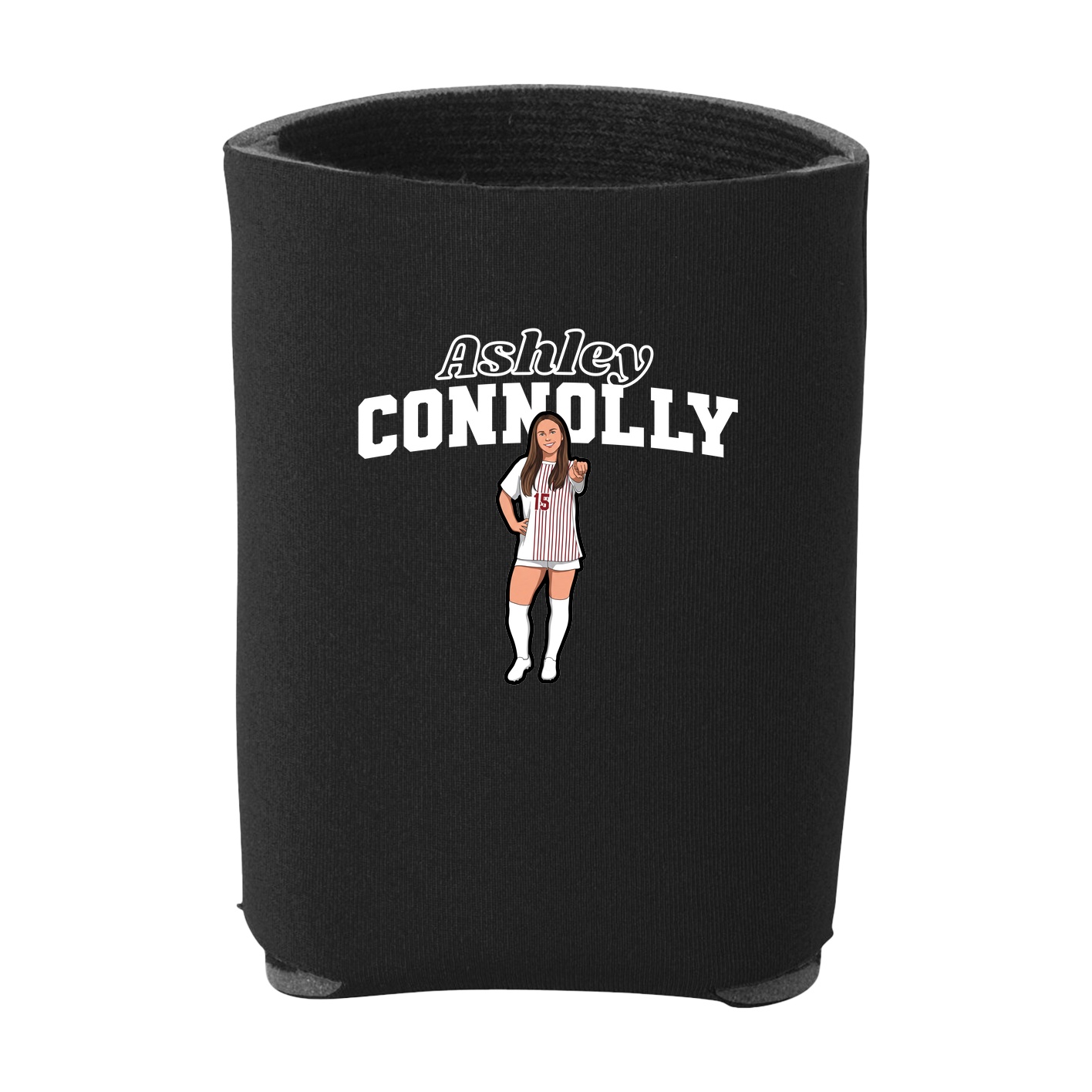 Can Holder — Name Arch in Black