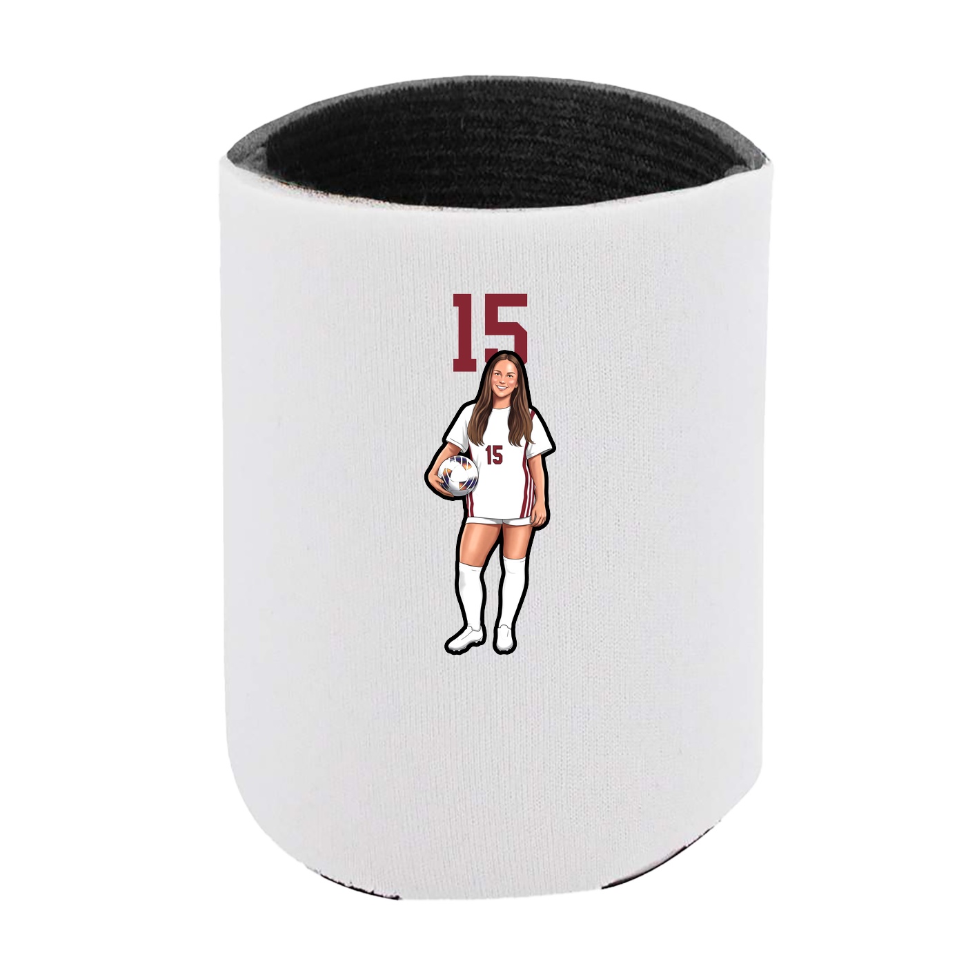 Can Holder — Number Top in White