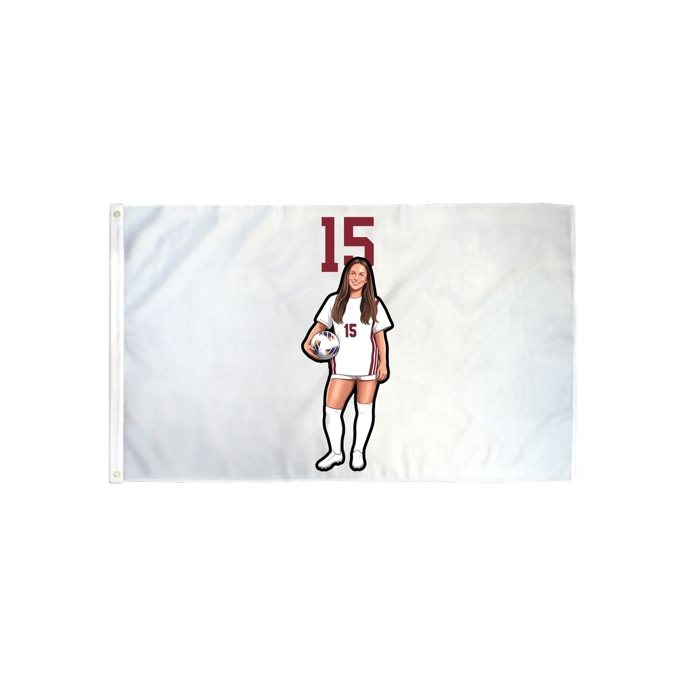 3x5 Flag — Number Top in Classic