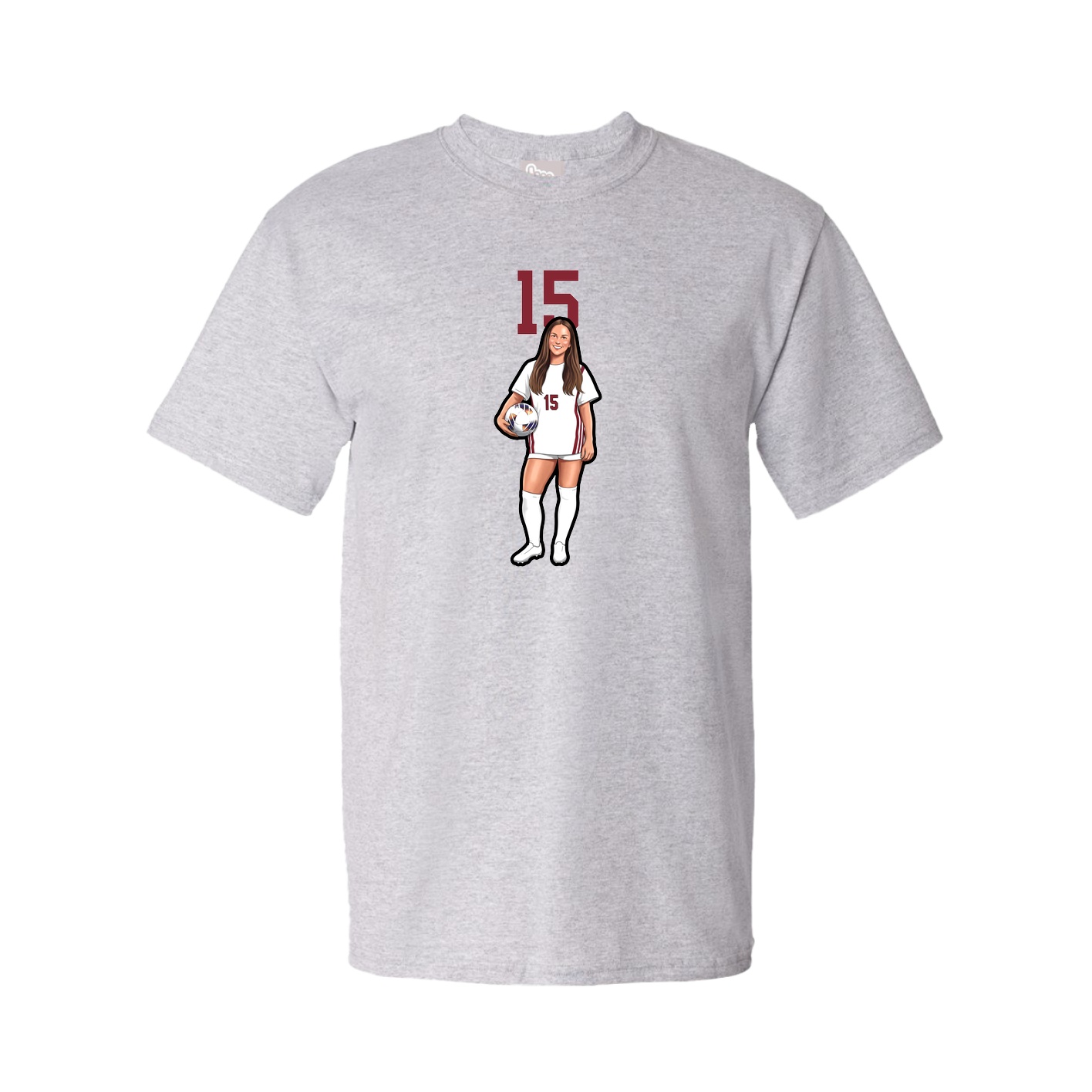 Tee — Number Top in Grey