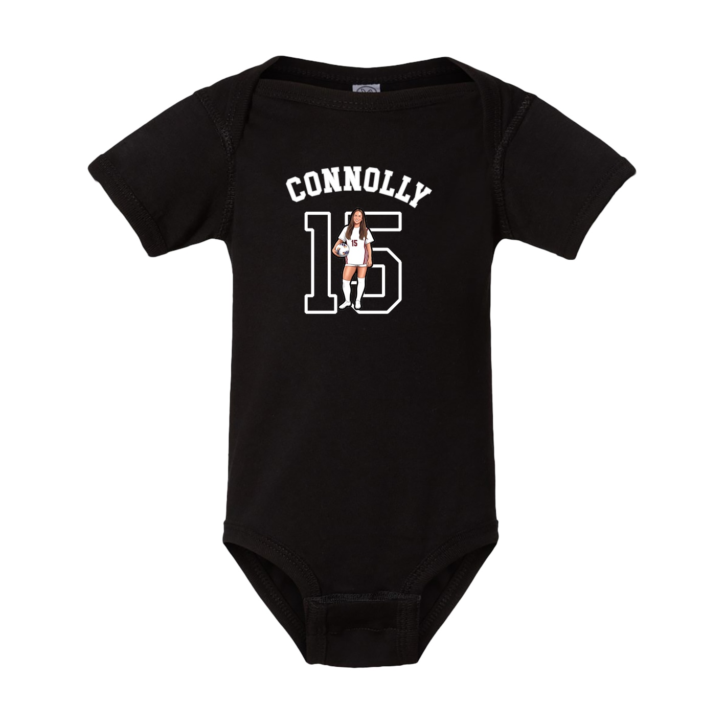 Baby Onesie — Shirsey Arch in Black