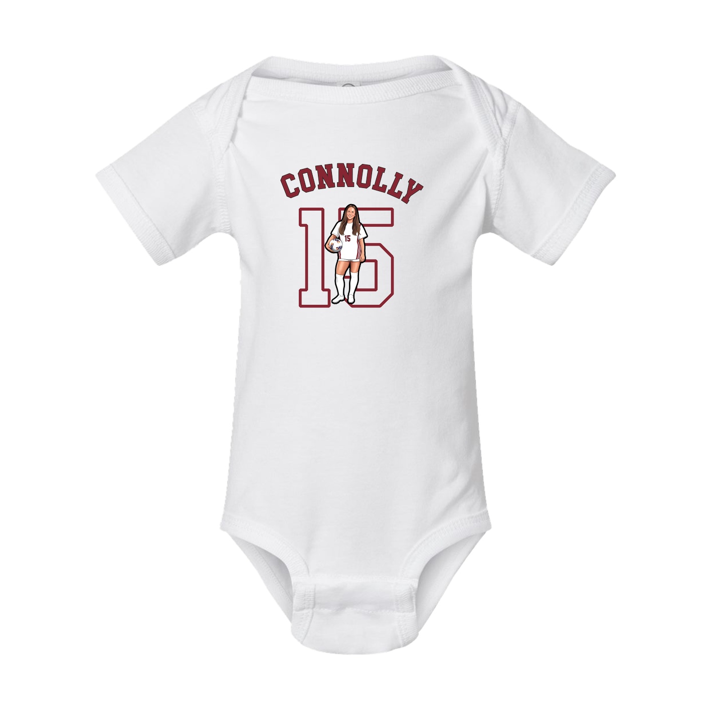Baby Onesie — Shirsey Arch in White