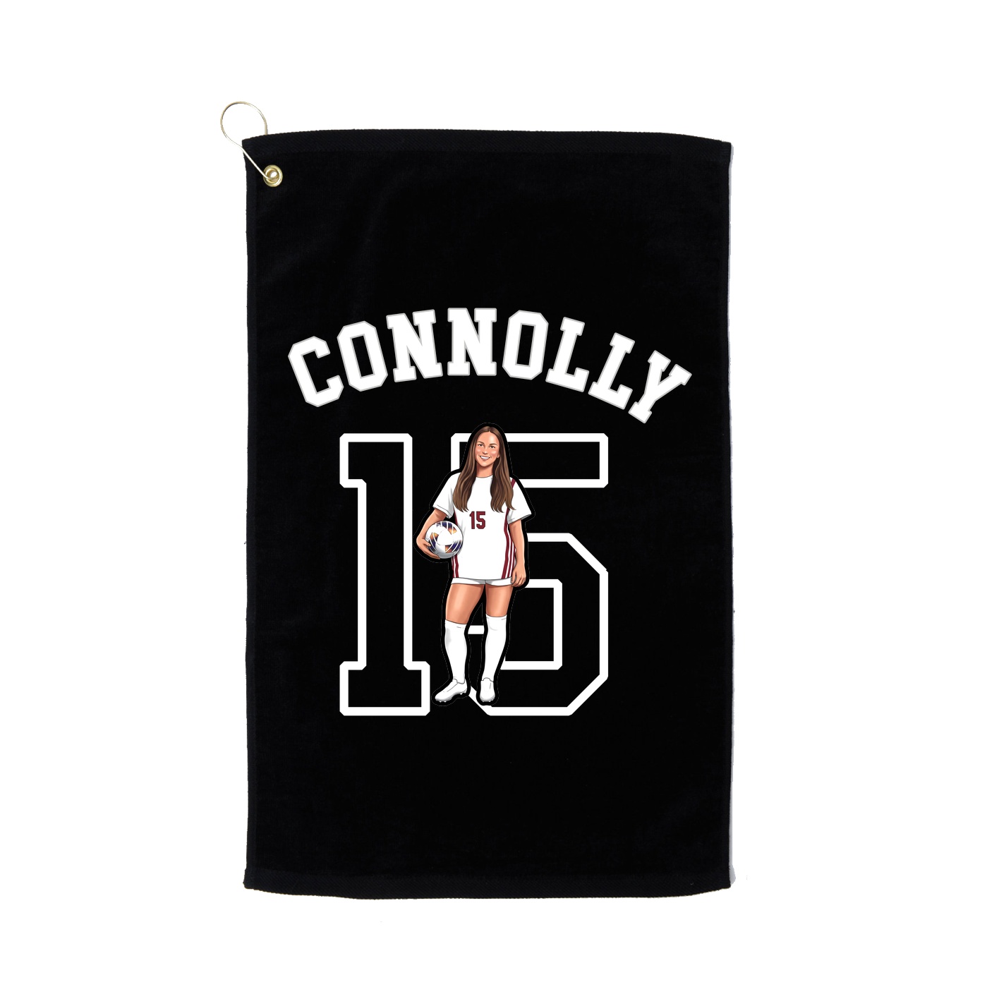 Golf Towel — Shirsey Arch in Black
