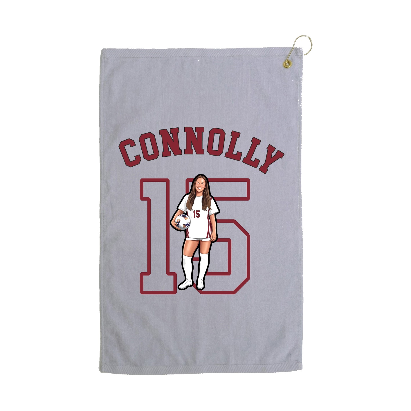 Golf Towel — Shirsey Arch in Grey