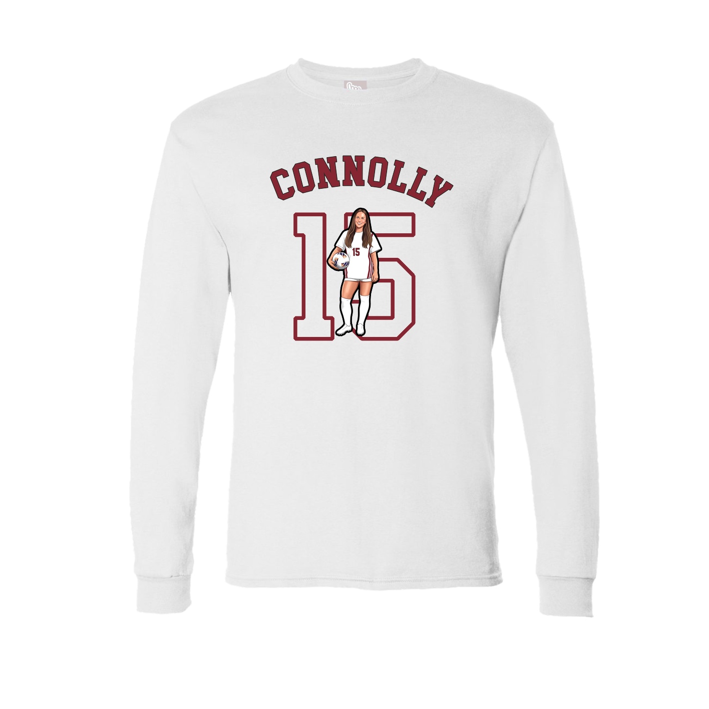 Long Sleeve Tee — Shirsey Arch in White