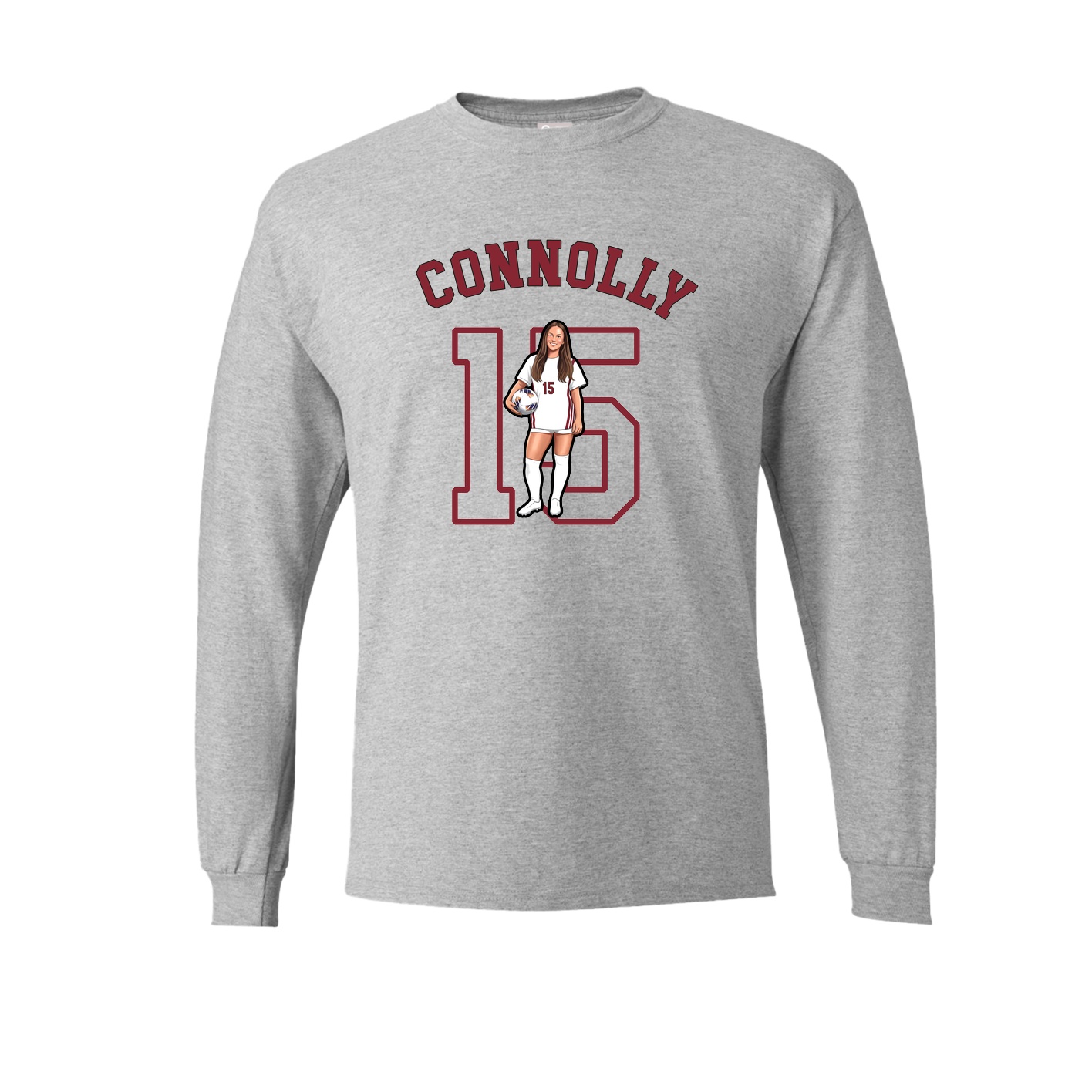 Long Sleeve Tee — Shirsey Arch in Grey