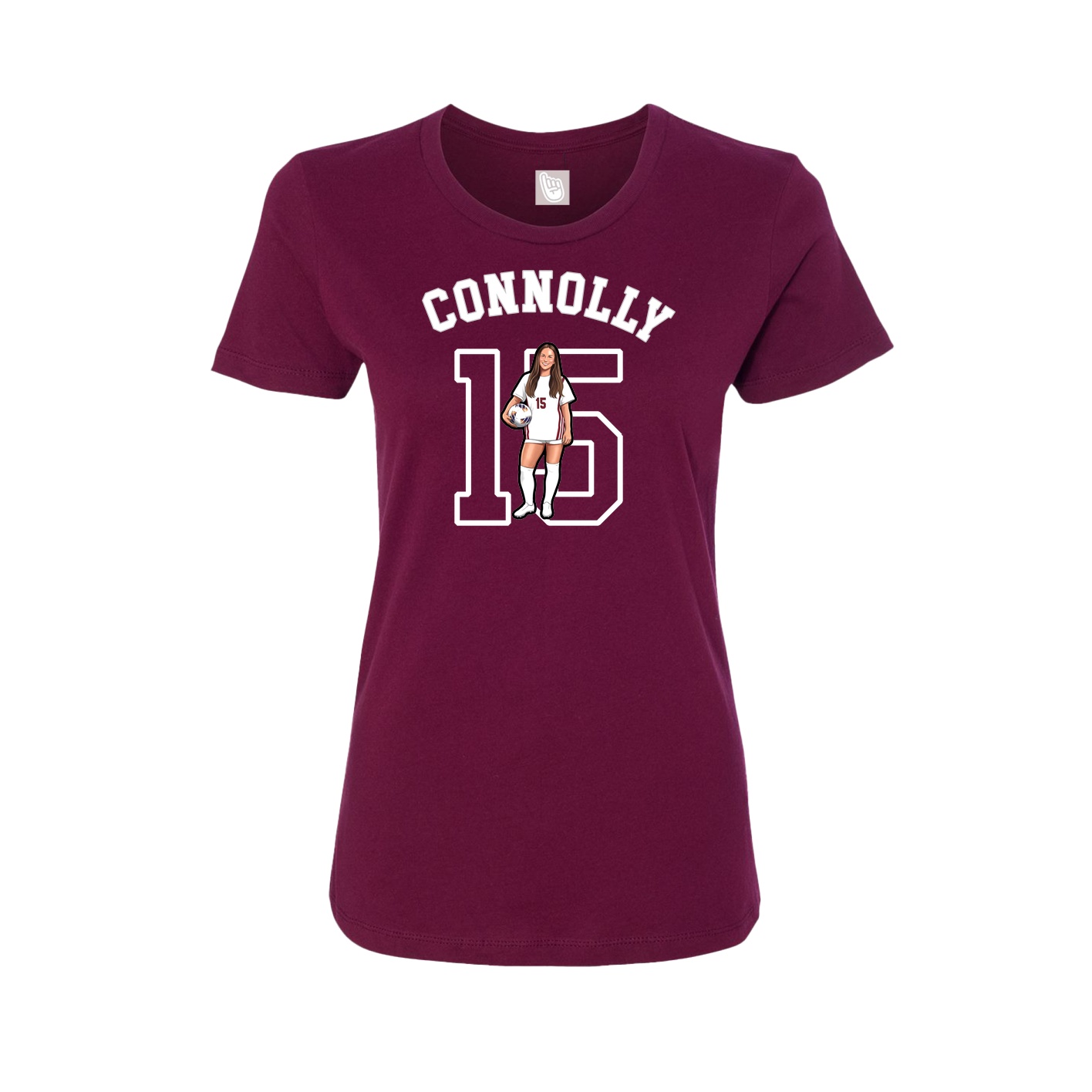 Womens Tee — Shirsey Arch in Maroon