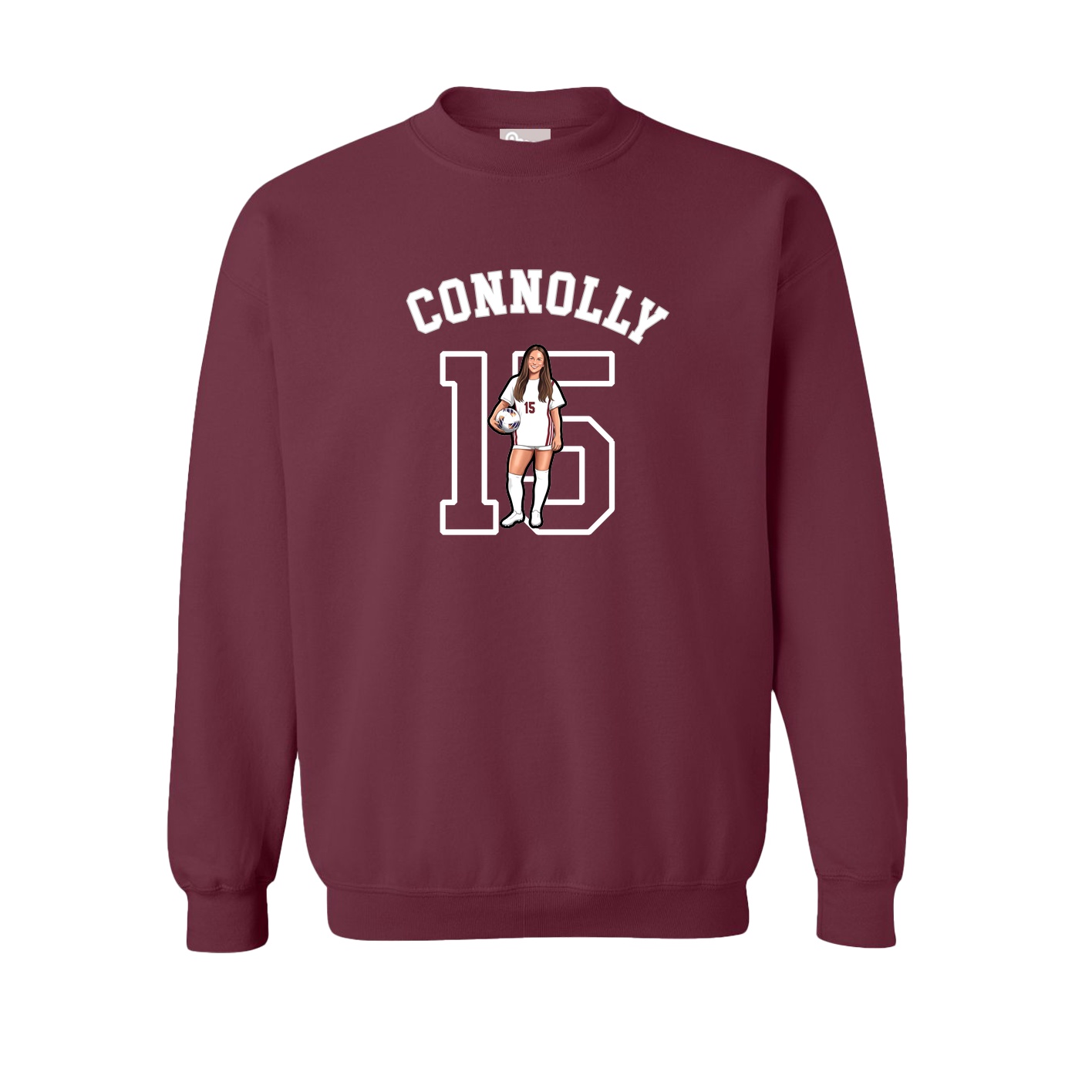 Fleece Crew — Shirsey Arch in Maroon