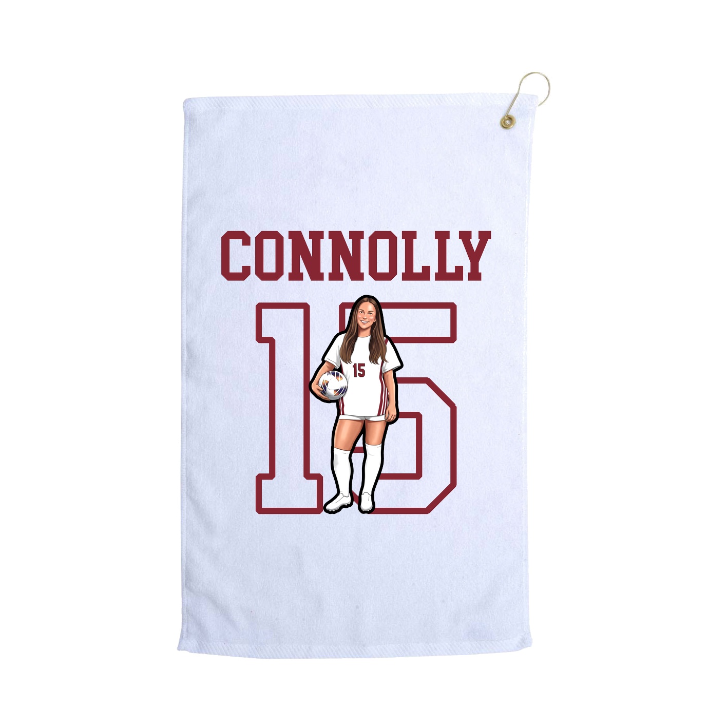 Golf Towel — Shirsey in White