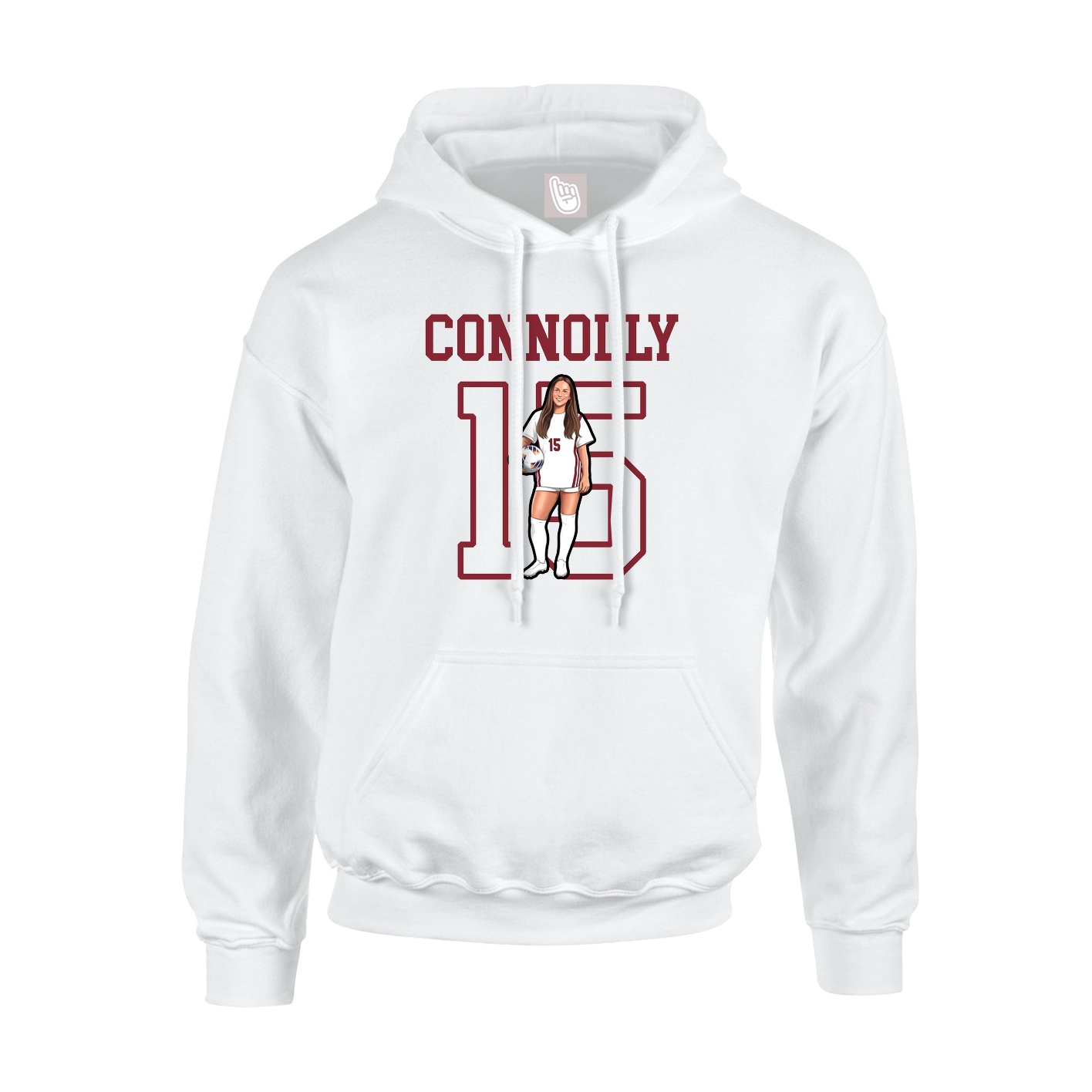 Youth Hoodie — Shirsey in White