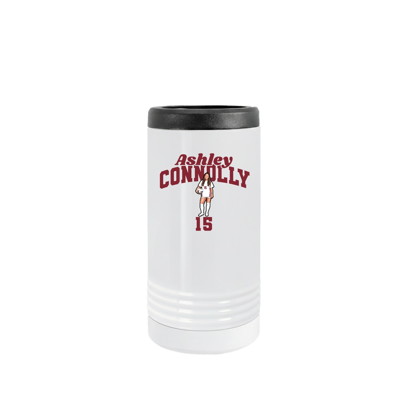 Slim Beverage Holder — Signature Arch in White