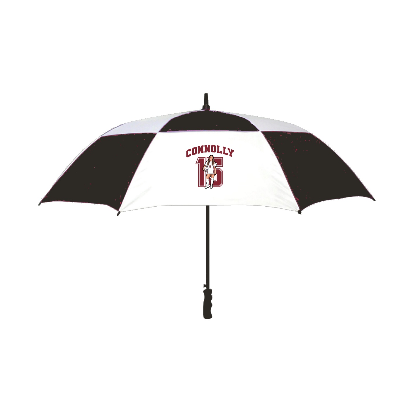 Golf Umbrella — Number in Black