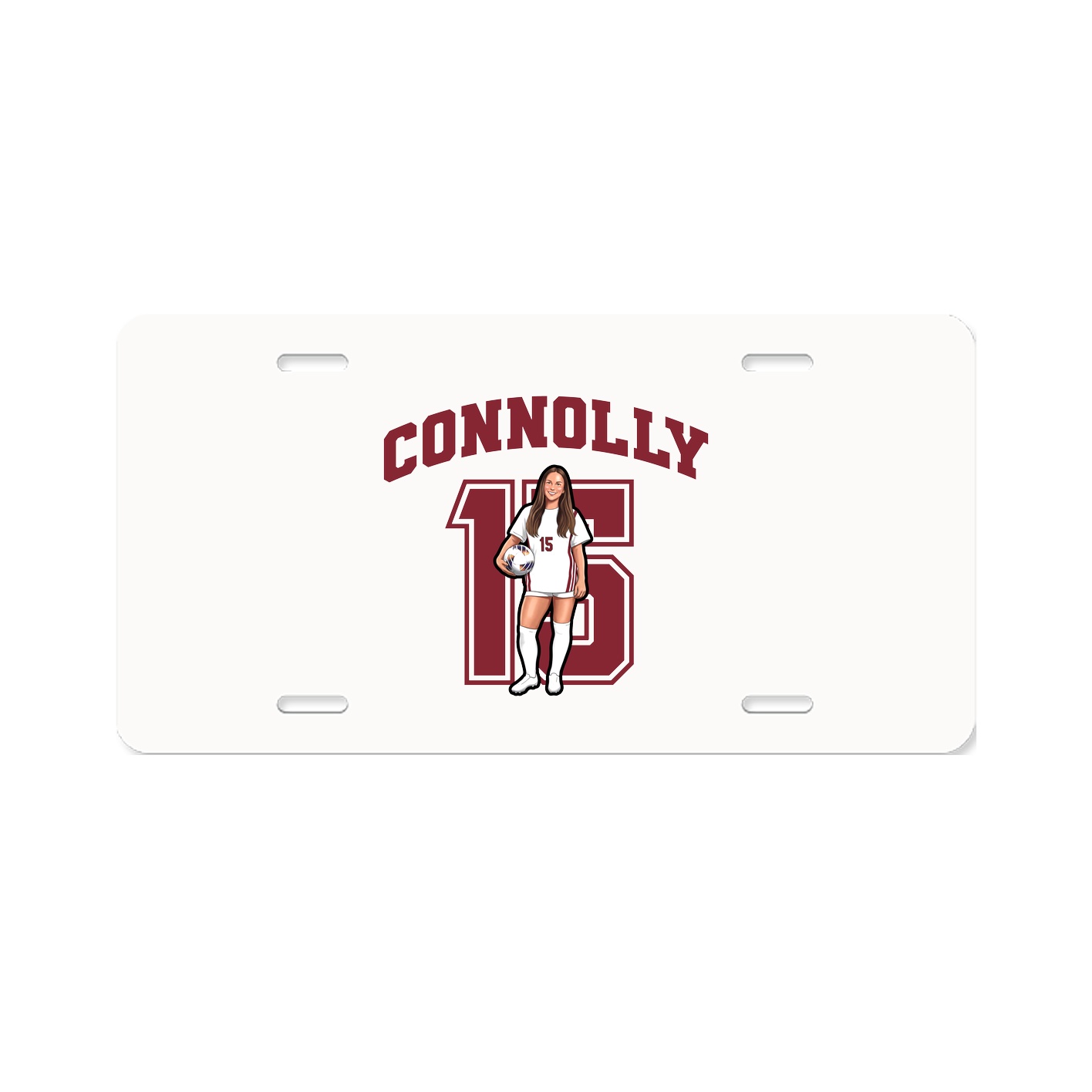 License Plate — Number in Classic
