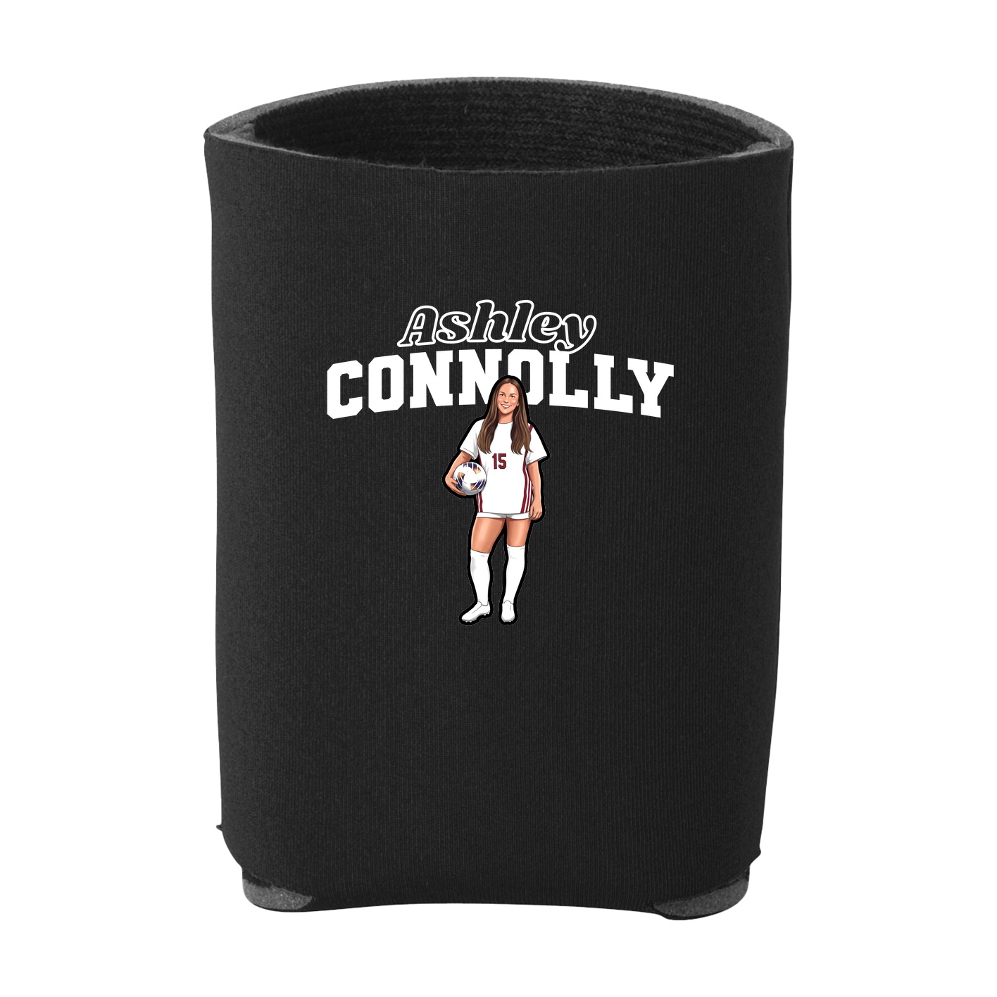 Can Holder — Name Arch in Black