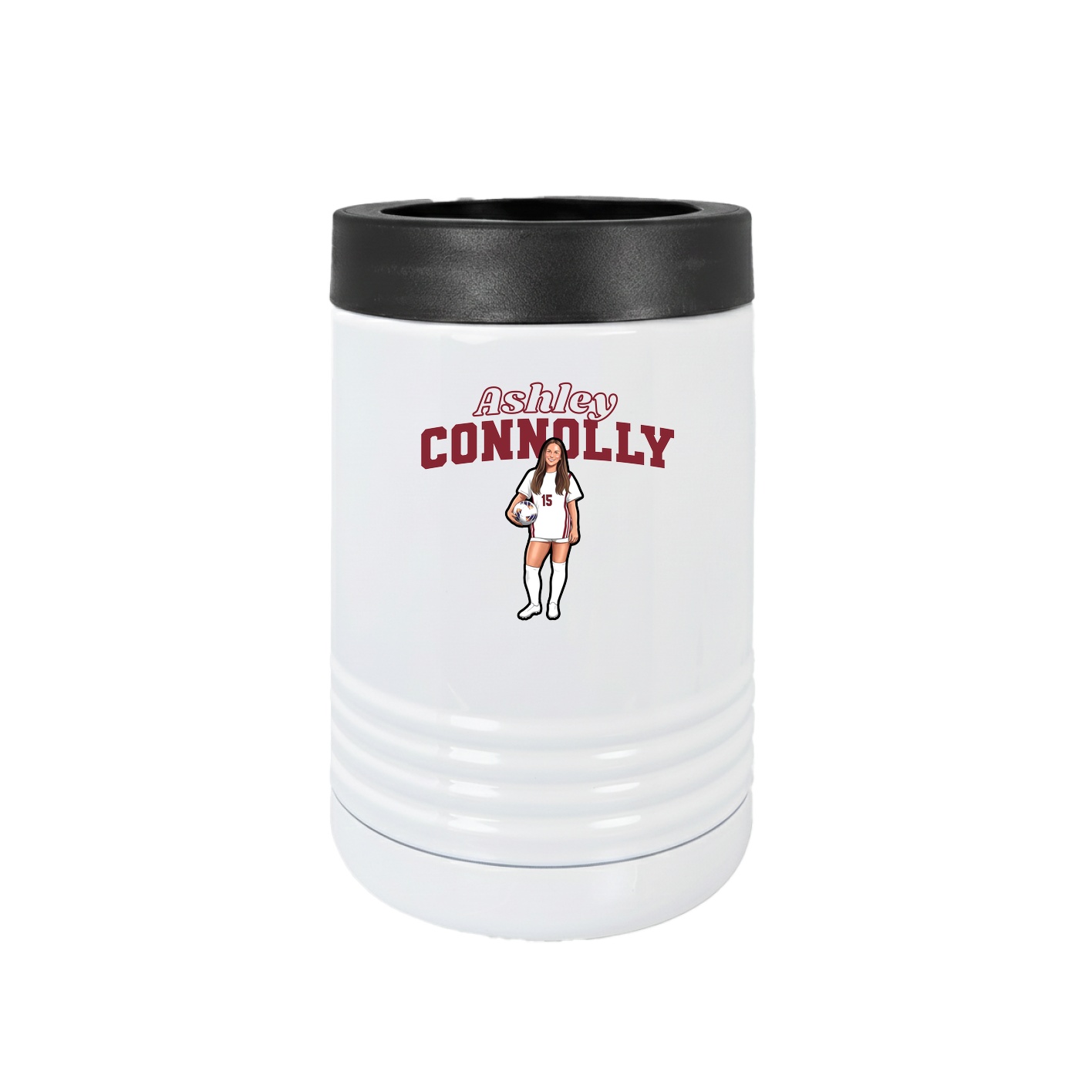 Beverage Holder — Name Arch in White