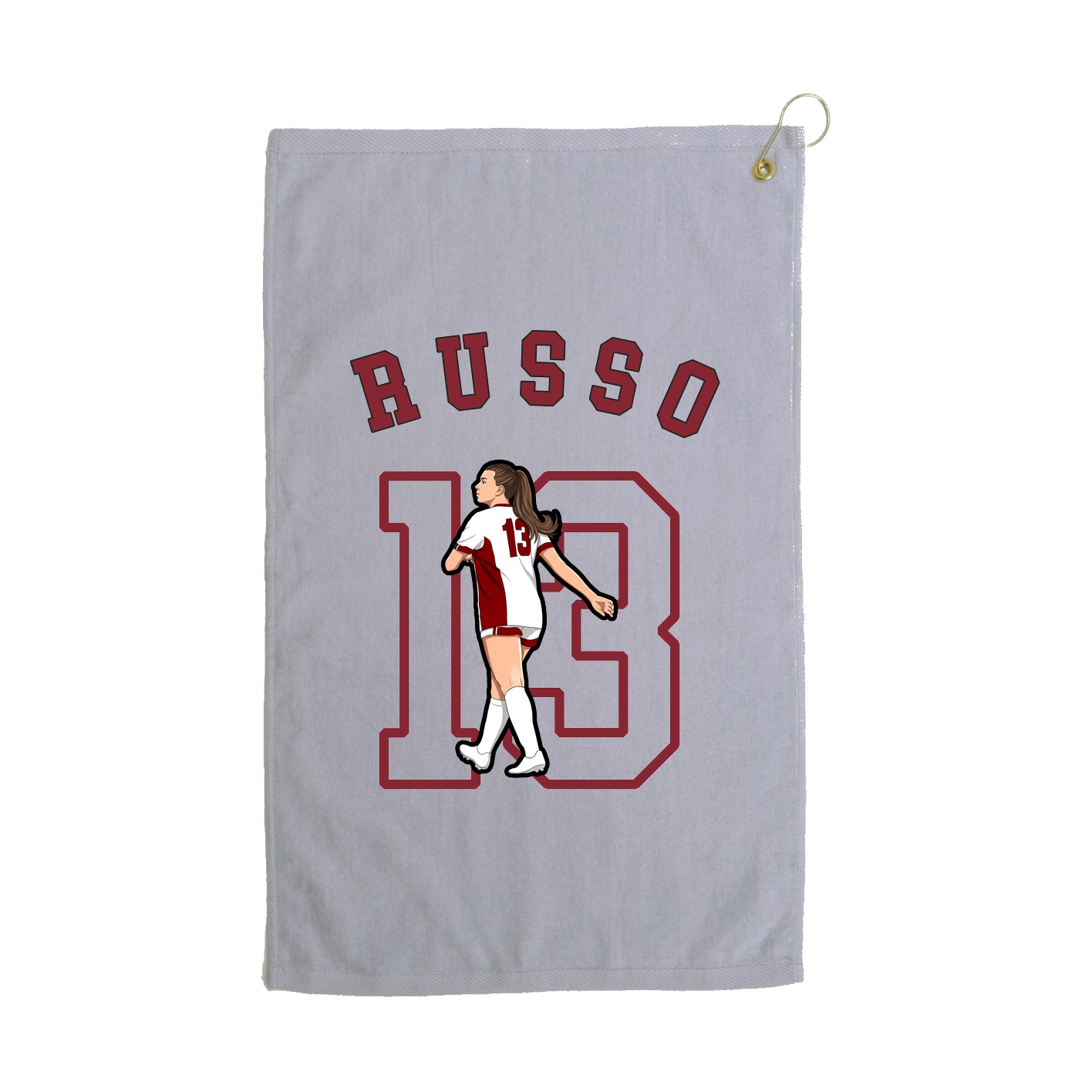 Golf Towel — Shirsey Arch in Grey