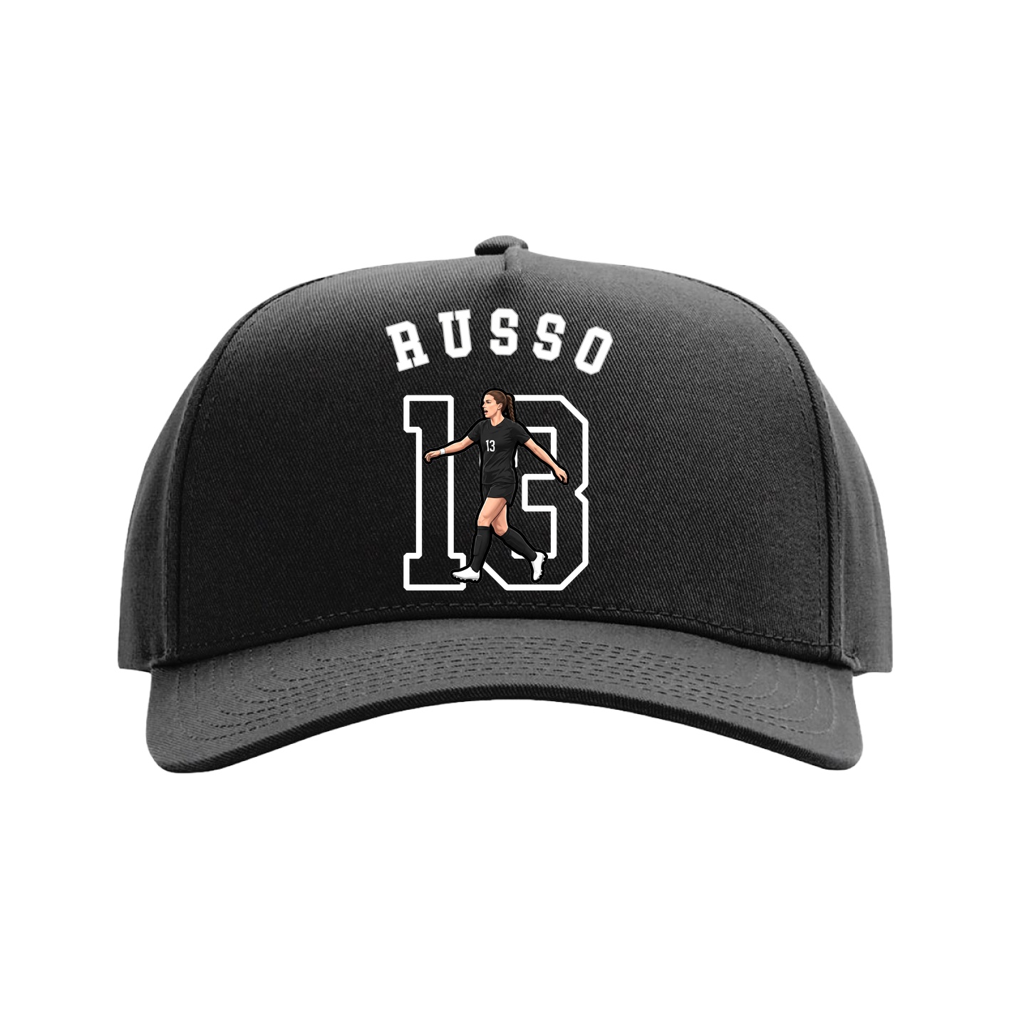 Full Fabric Five-Panel Champ Cap