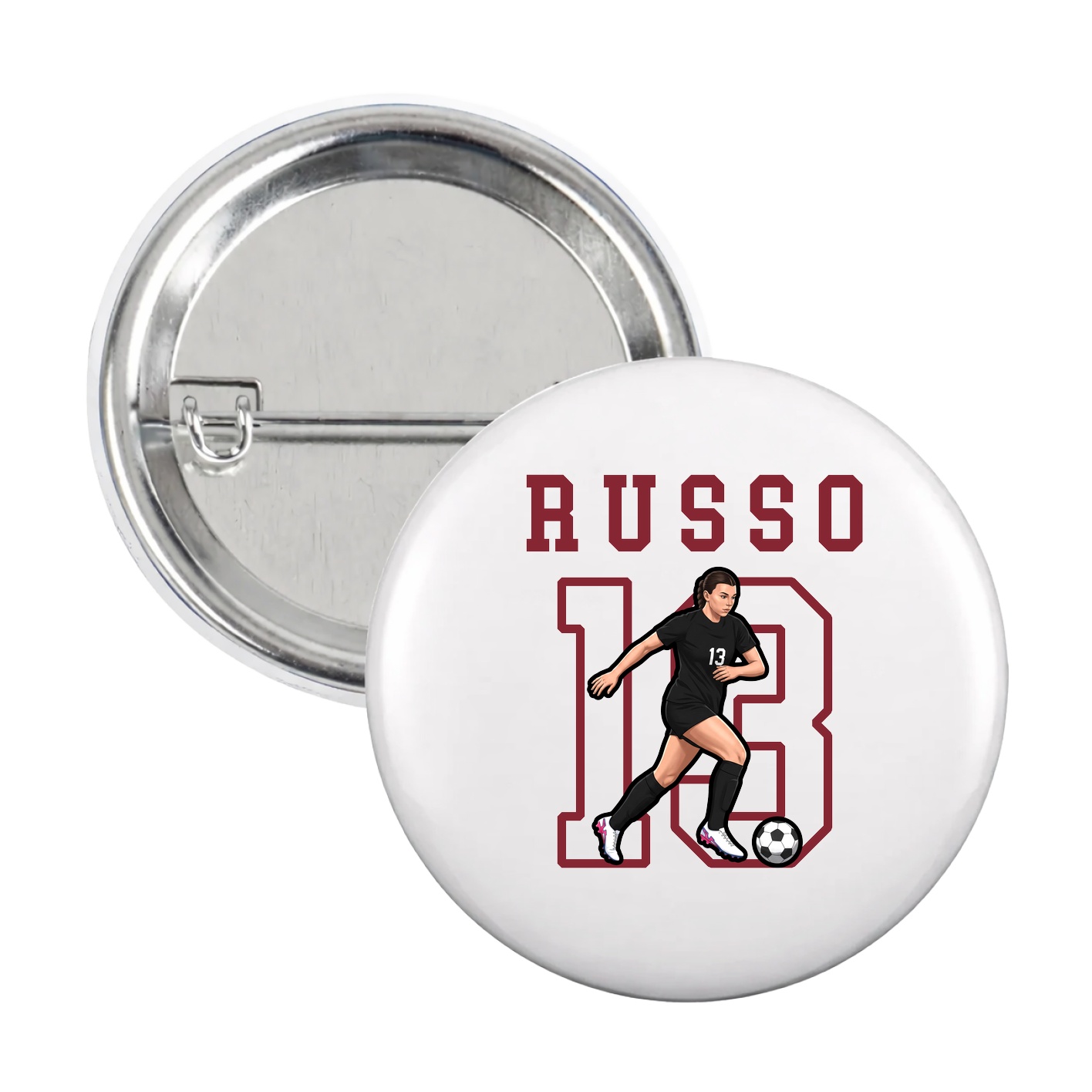 Game Day Button — Shirsey in White