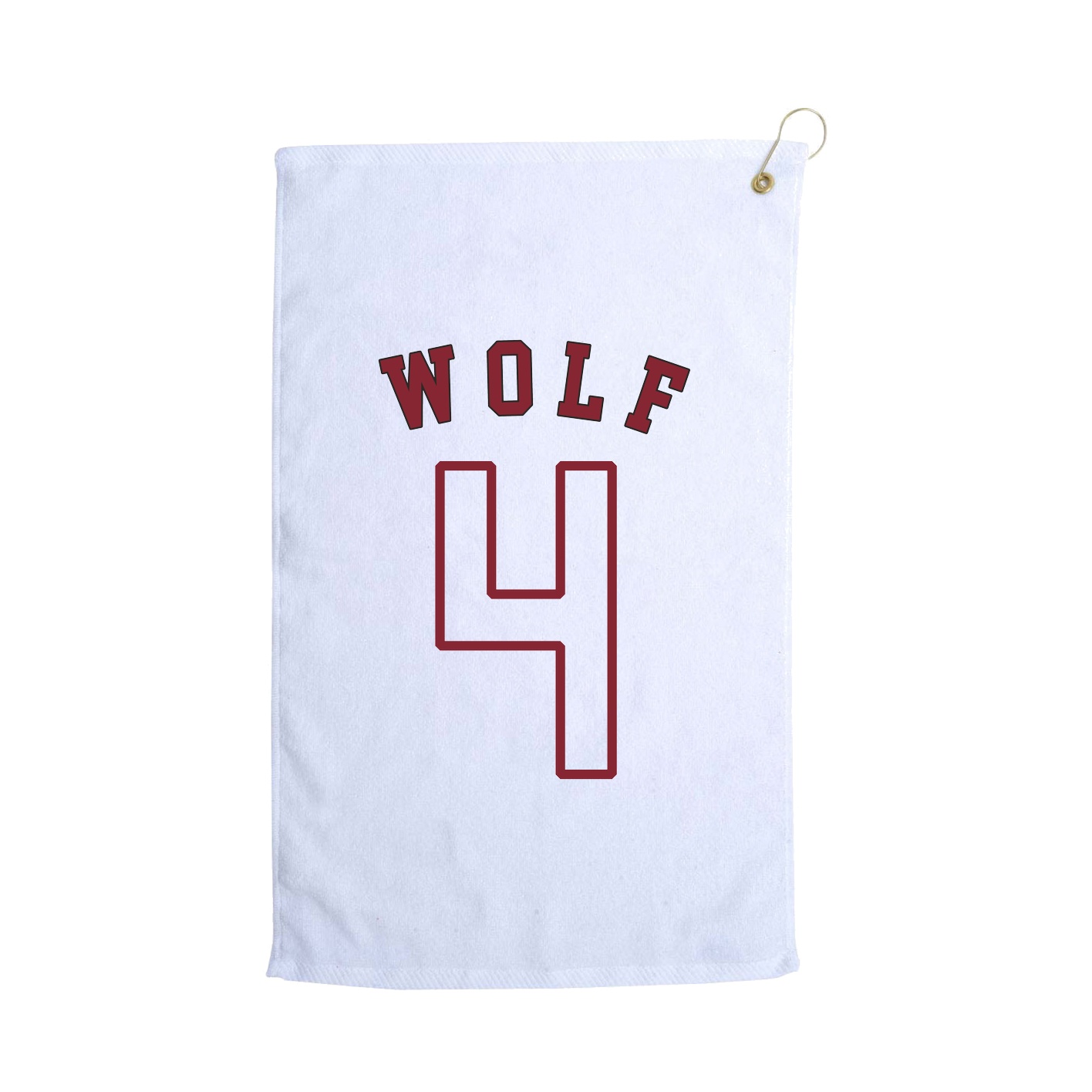 Golf Towel — Shirsey Arch in White