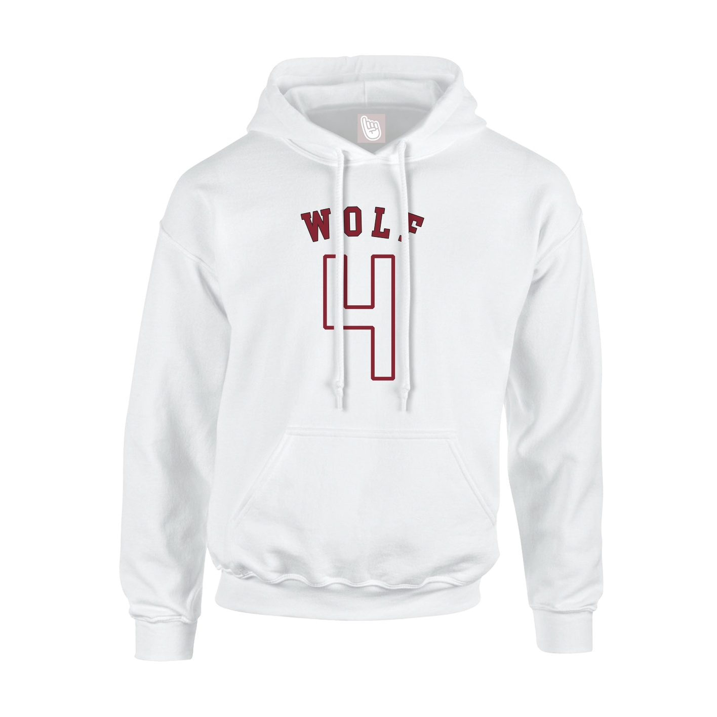 Hoodie — Shirsey Arch in White
