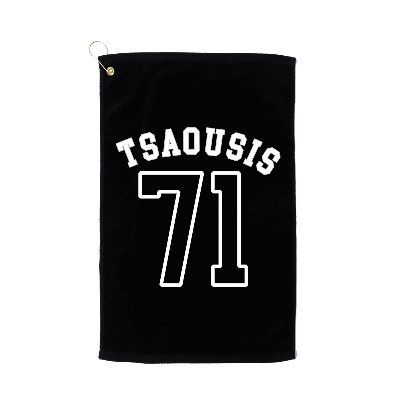 Golf Towel — Shirsey Arch in Black