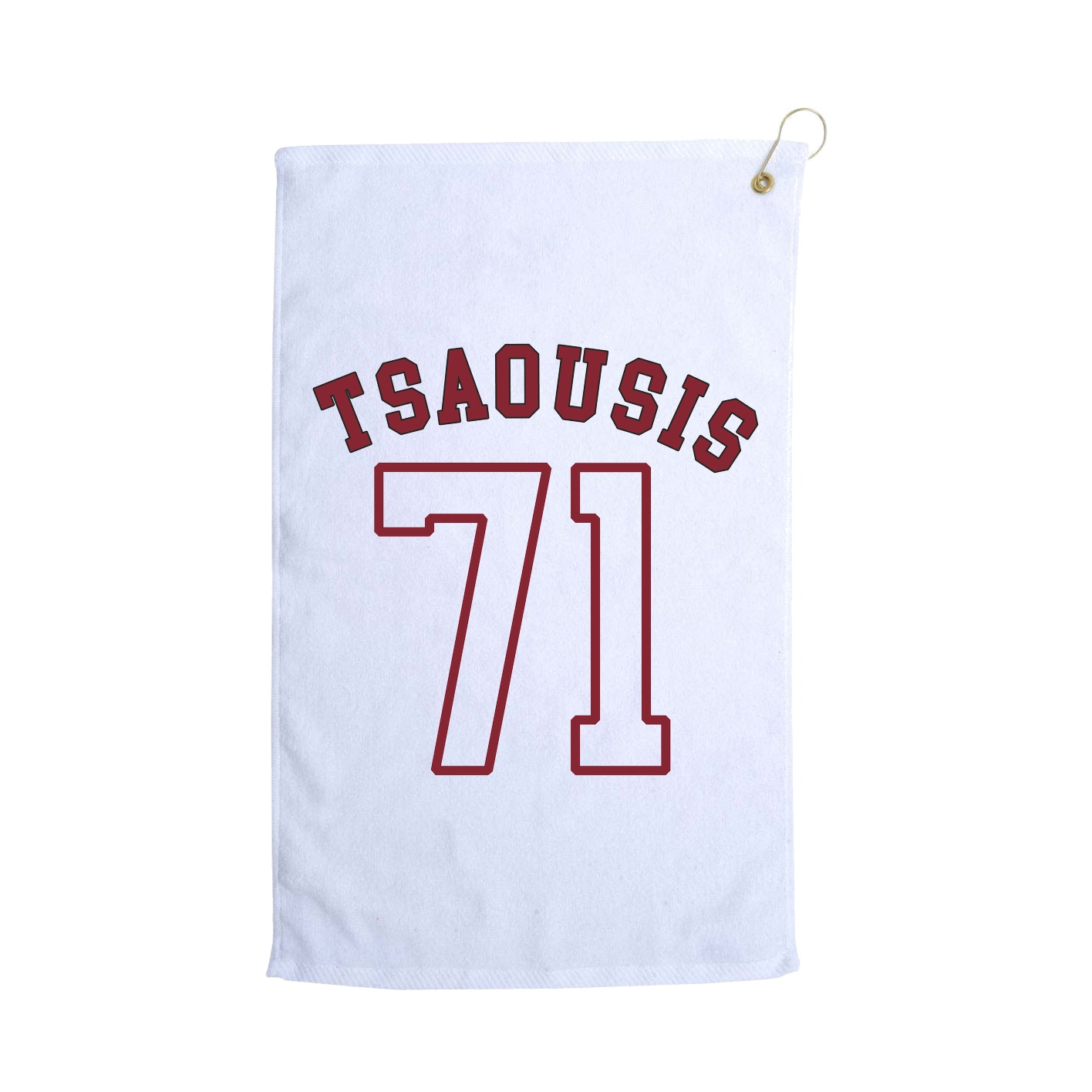 Golf Towel — Shirsey Arch in White
