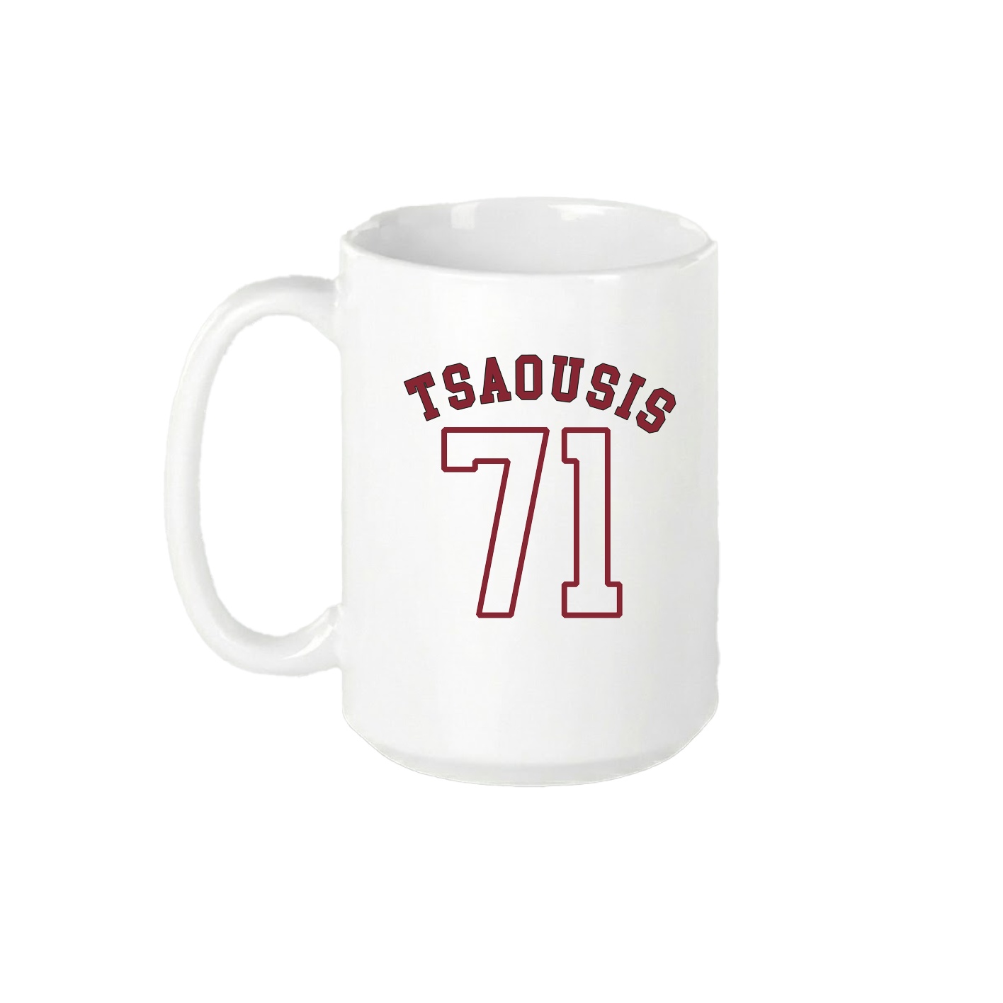 15oz Coffee Mug — Shirsey Arch in White