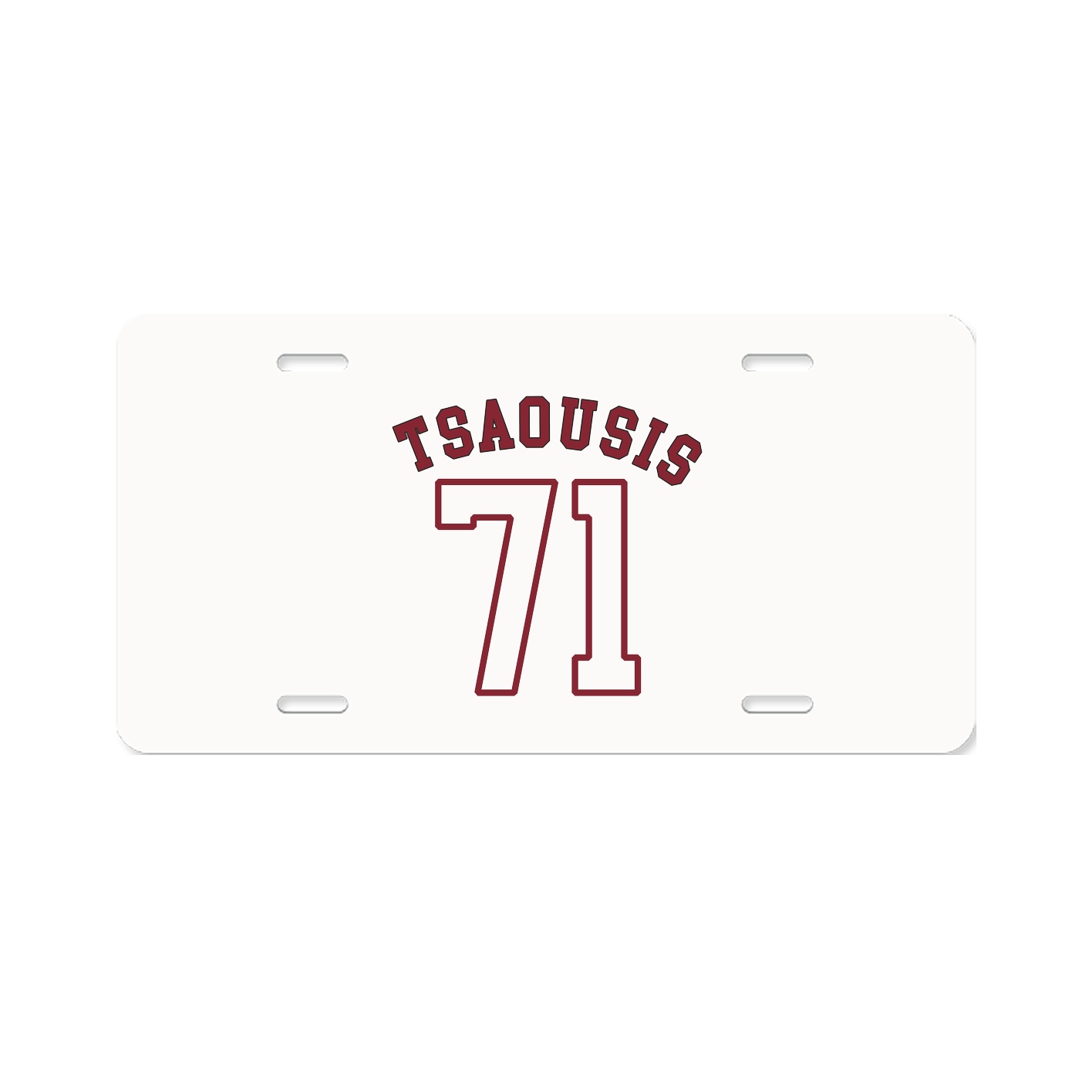 License Plate — Shirsey Arch in Classic