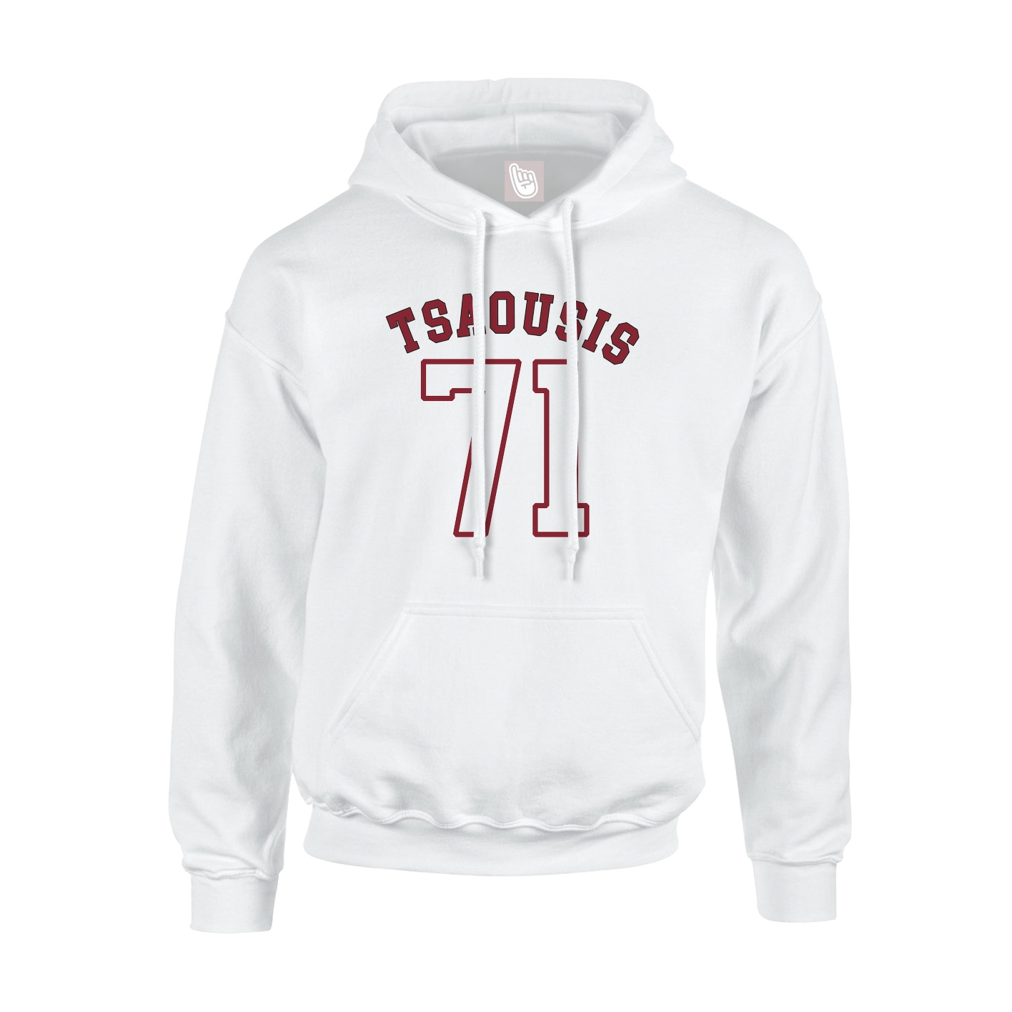 Hoodie — Shirsey Arch in White