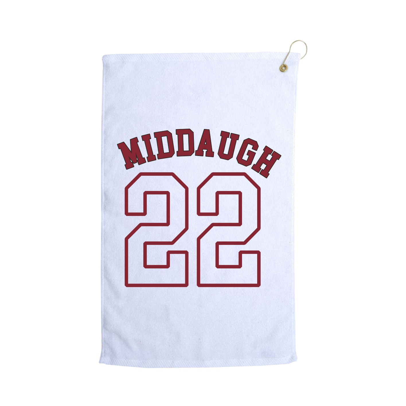 Golf Towel — Shirsey Arch in White