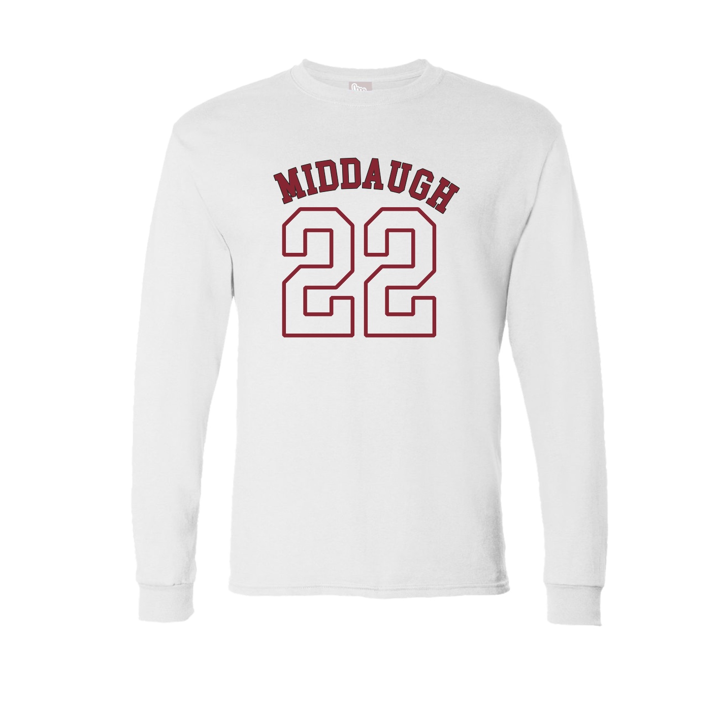 Long Sleeve Tee — Shirsey Arch in White