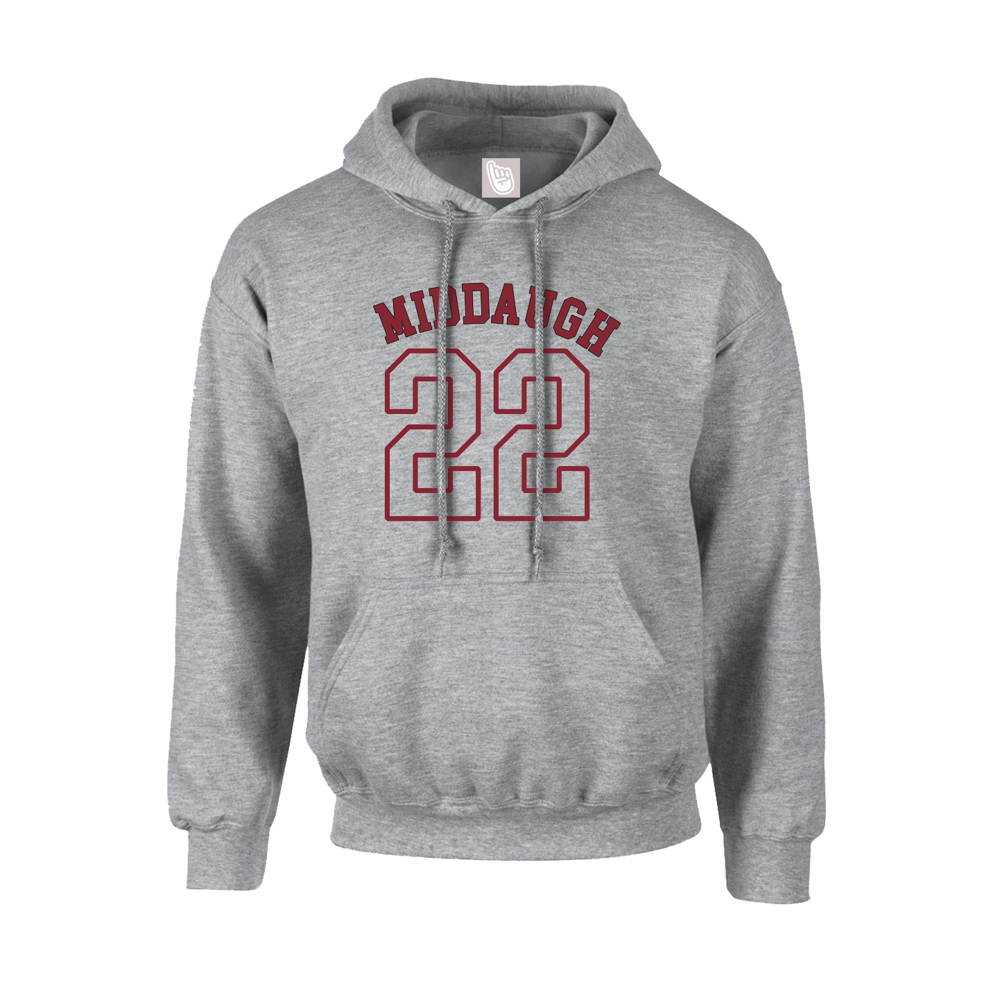 Youth Hoodie — Shirsey Arch in Grey