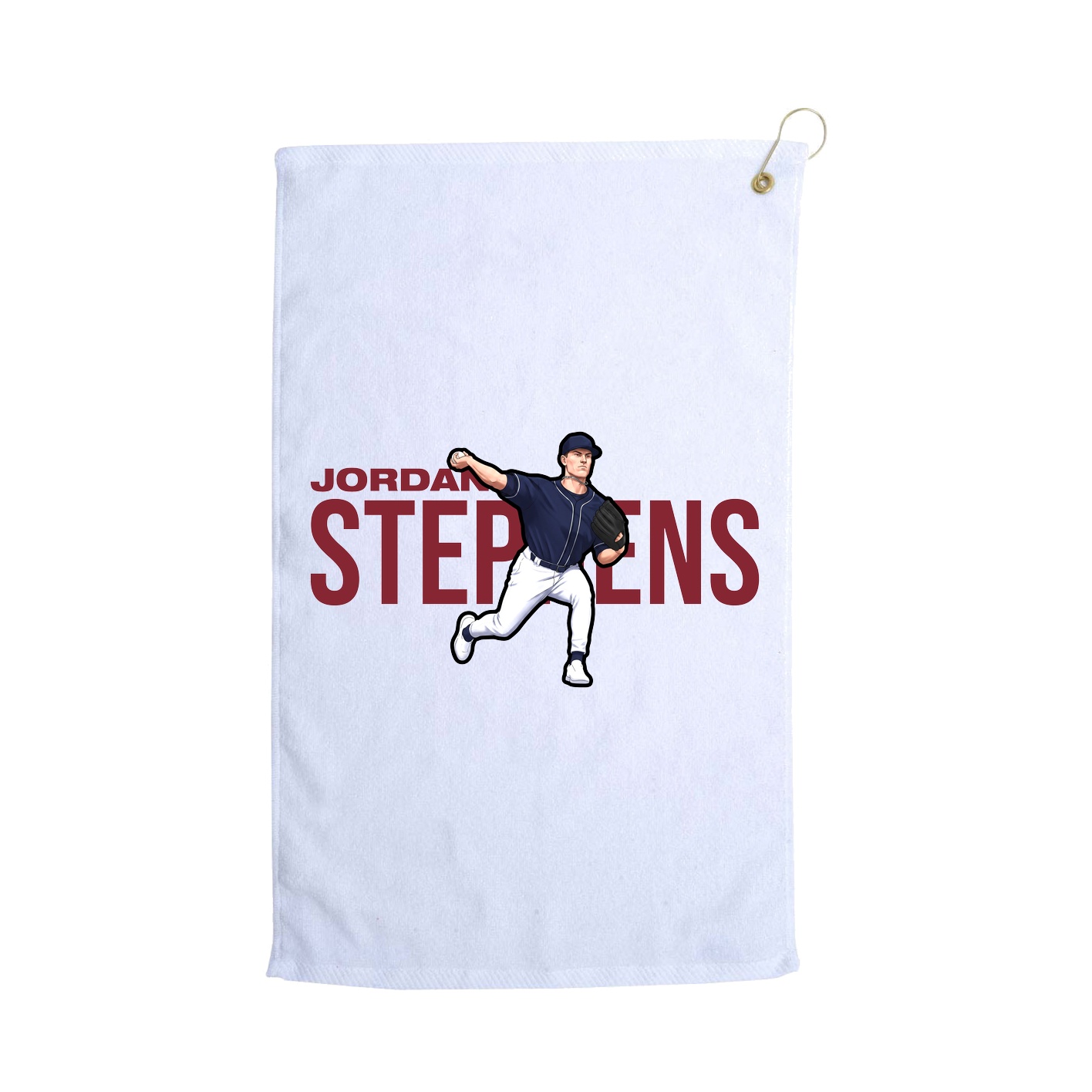 Golf Towel — Player Name in White