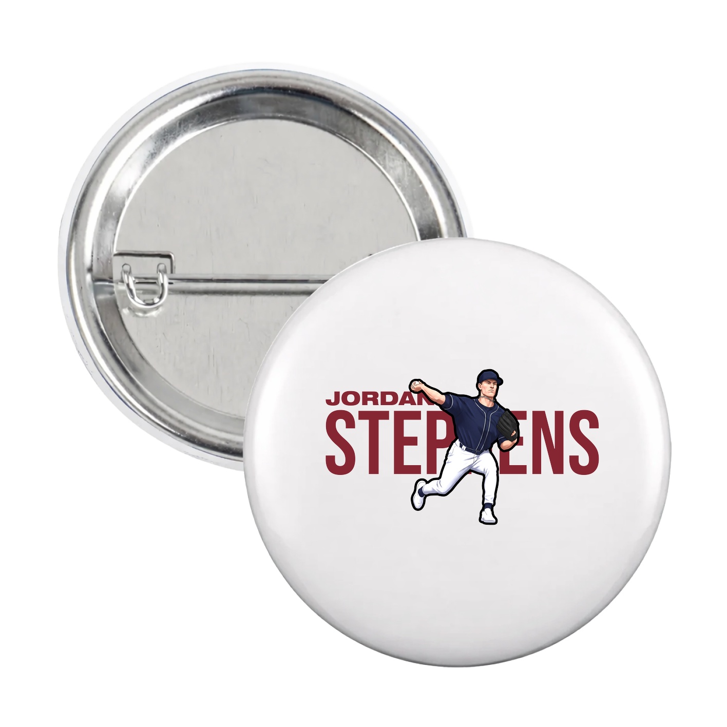 Game Day Button — Player Name in White