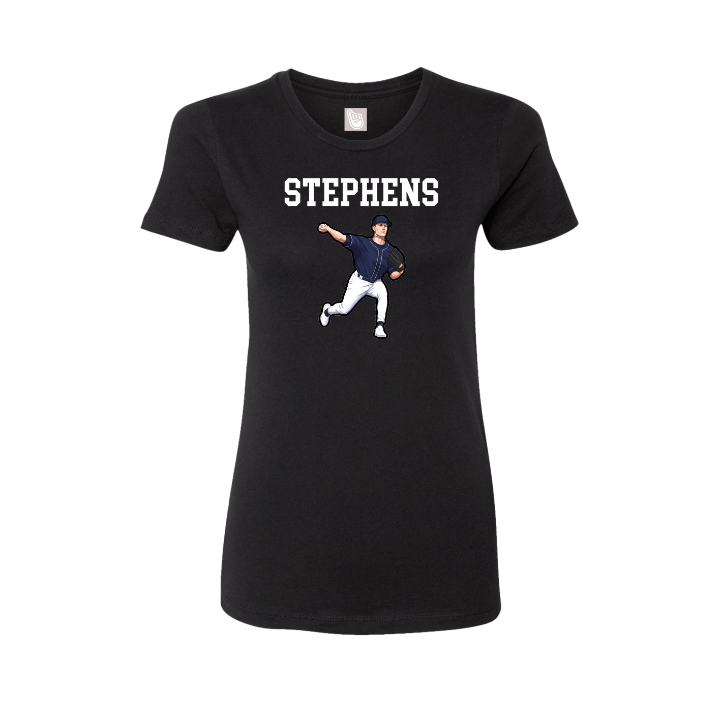 Fitted Women's Tee — Shirsey in Black
