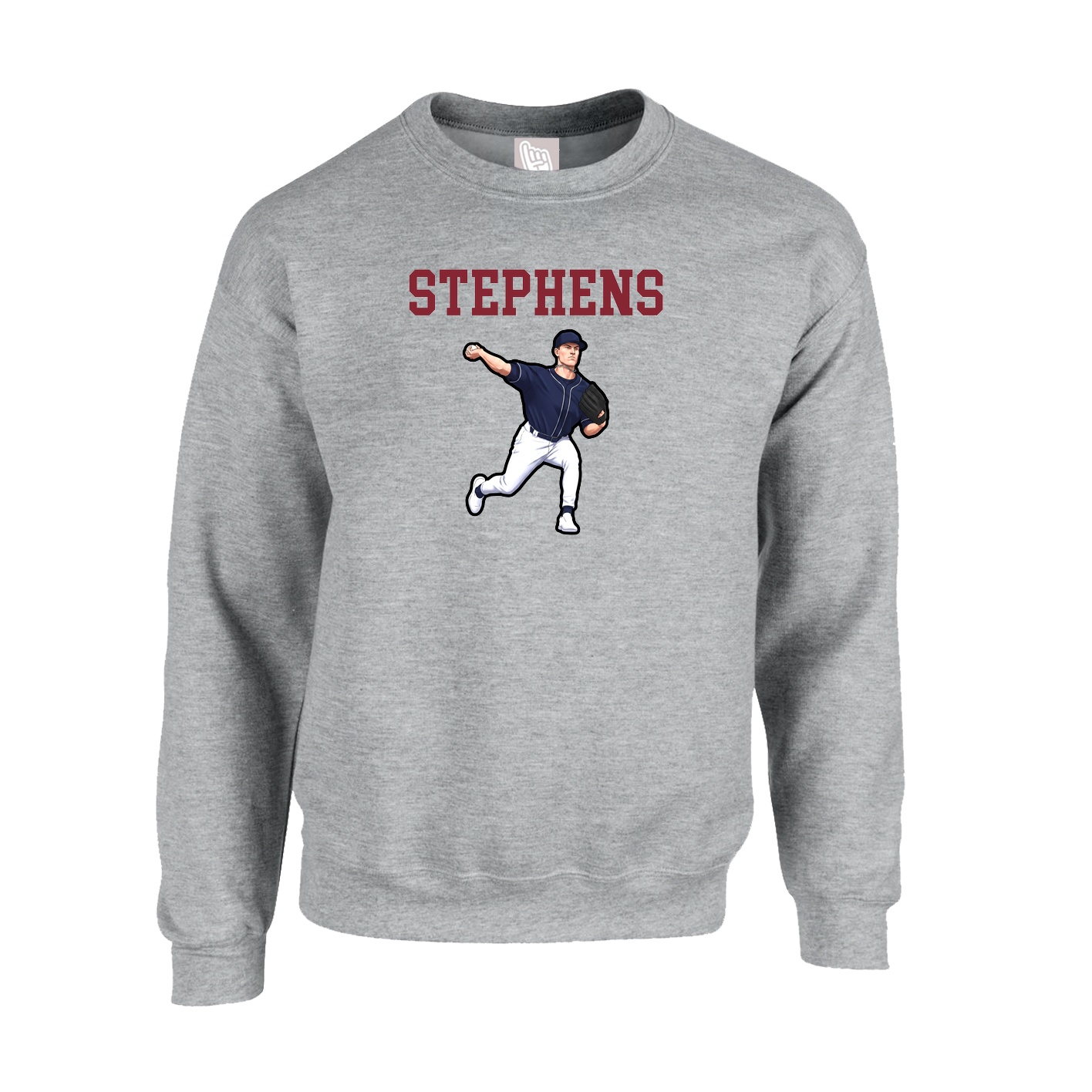 Fleece Crew — Shirsey in Grey