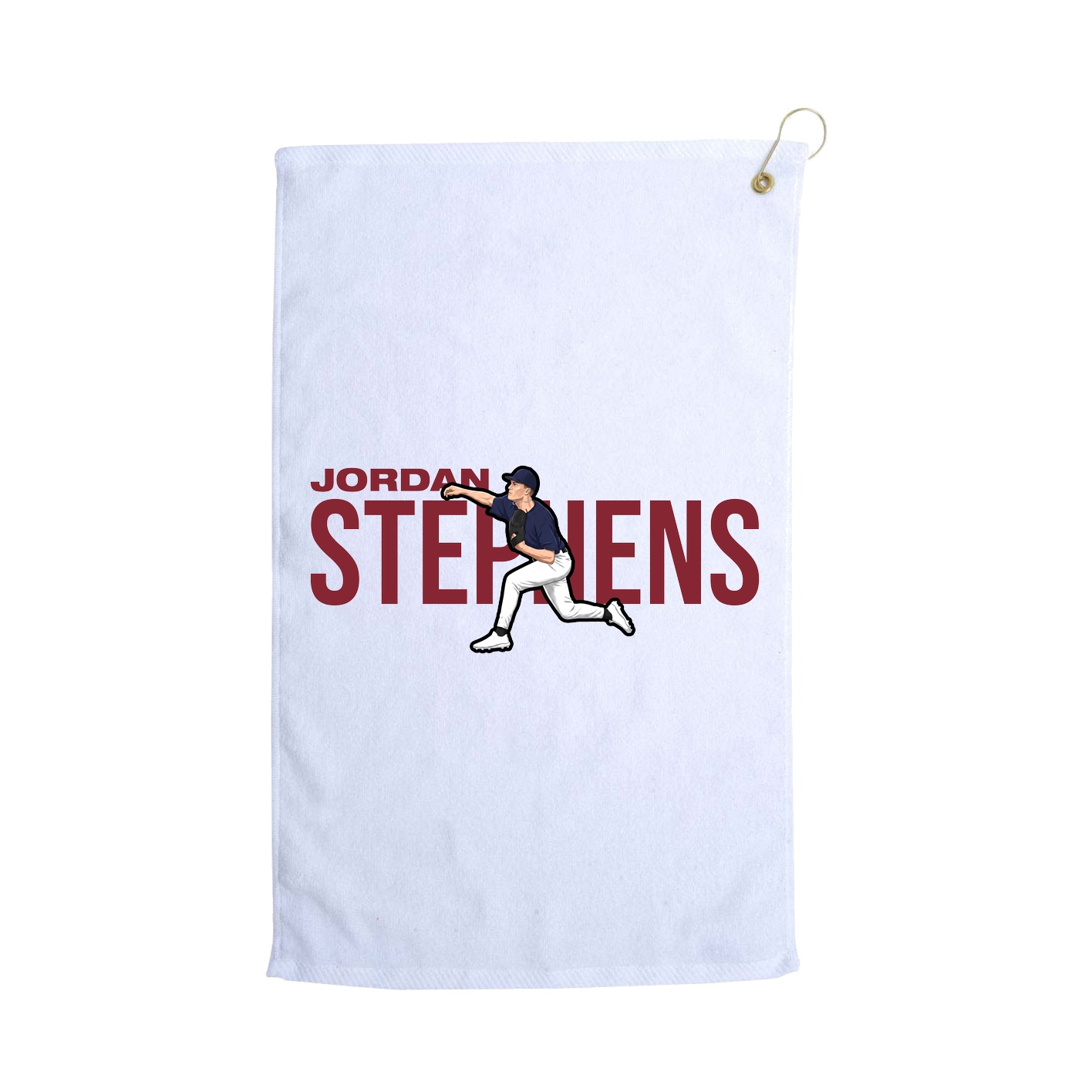 Golf Towel — Player Name in White