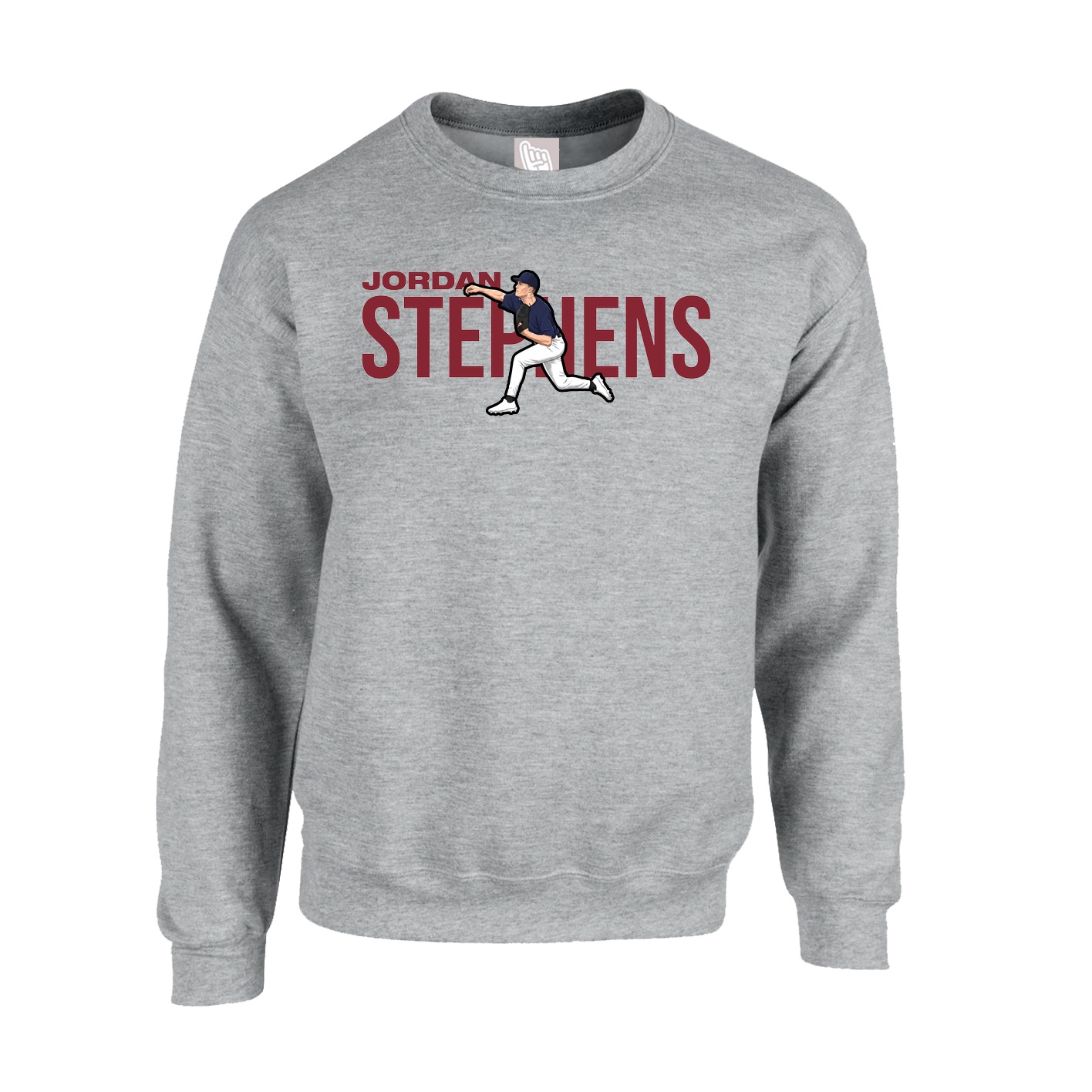 Fleece Crew — Player Name in Grey