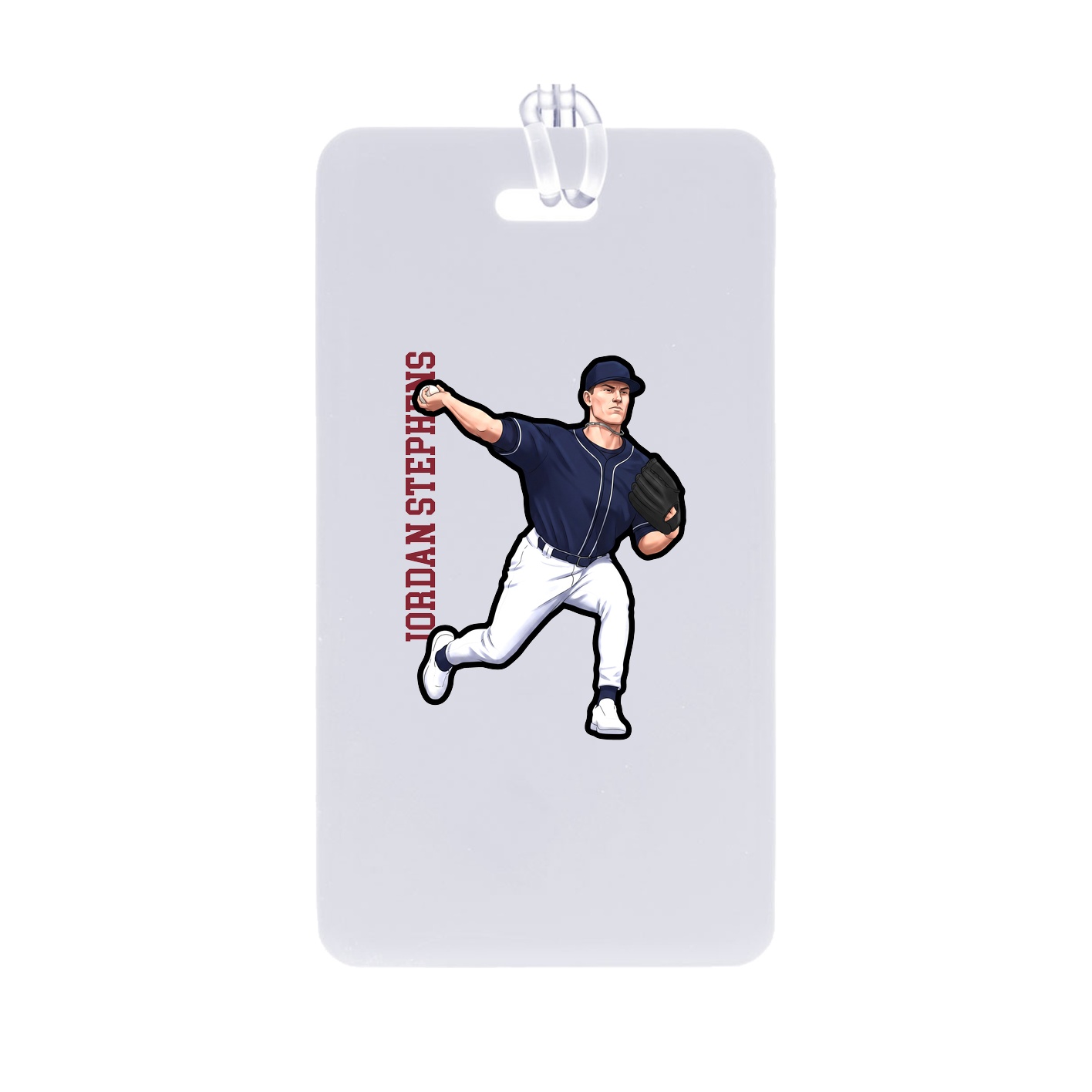 Bag Tag — Name Vertical in Classic