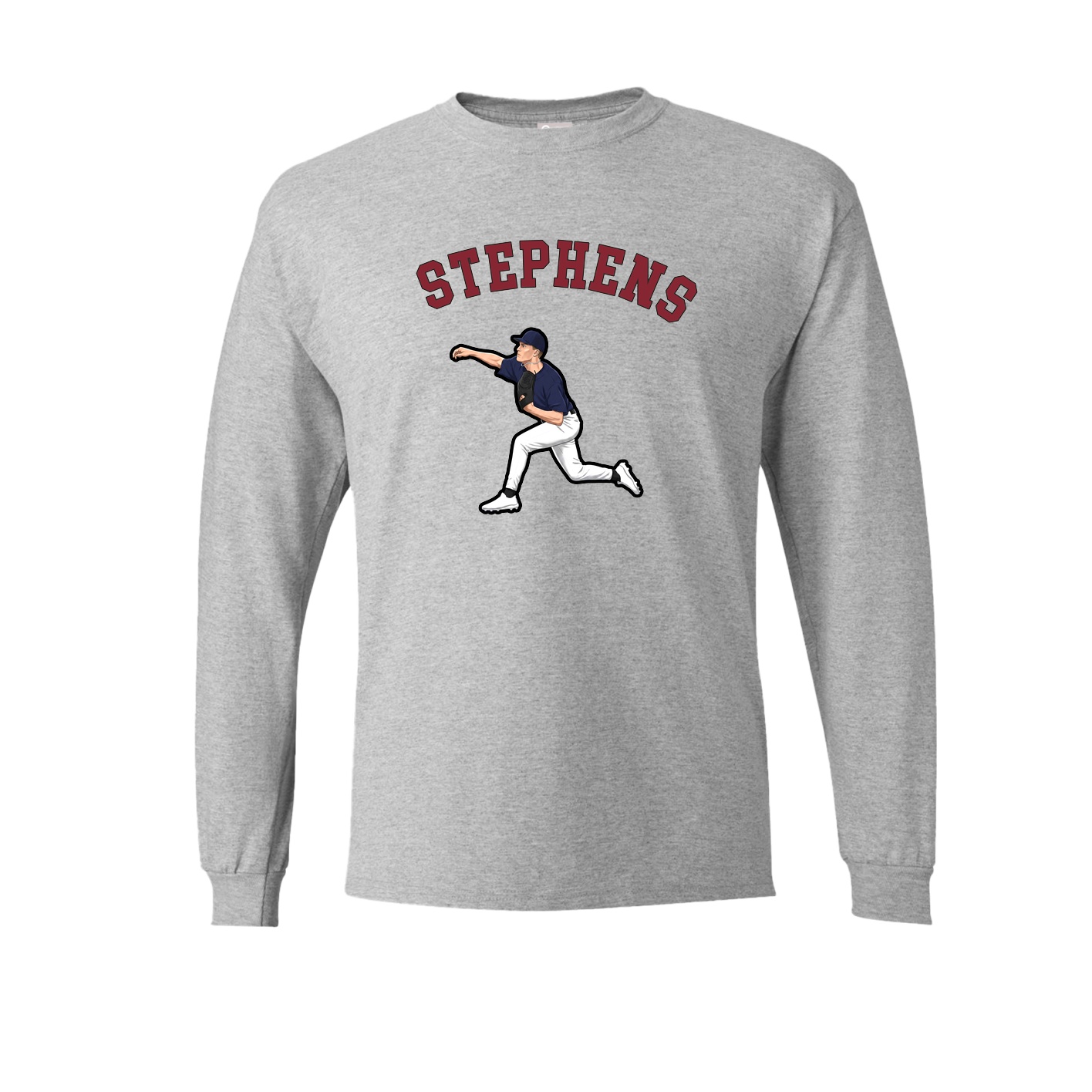 Long Sleeve Tee — Shirsey Arch in Grey