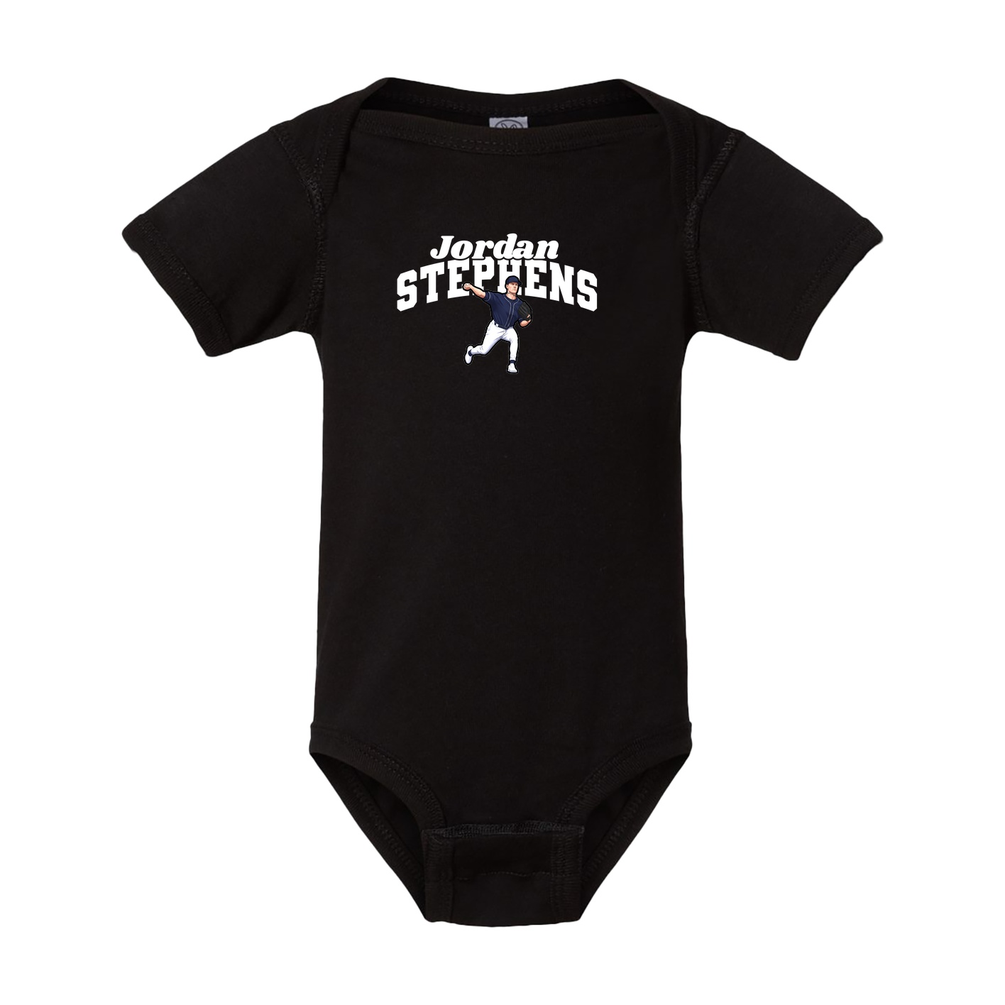 Baby Onesie — Signature Arch in Black