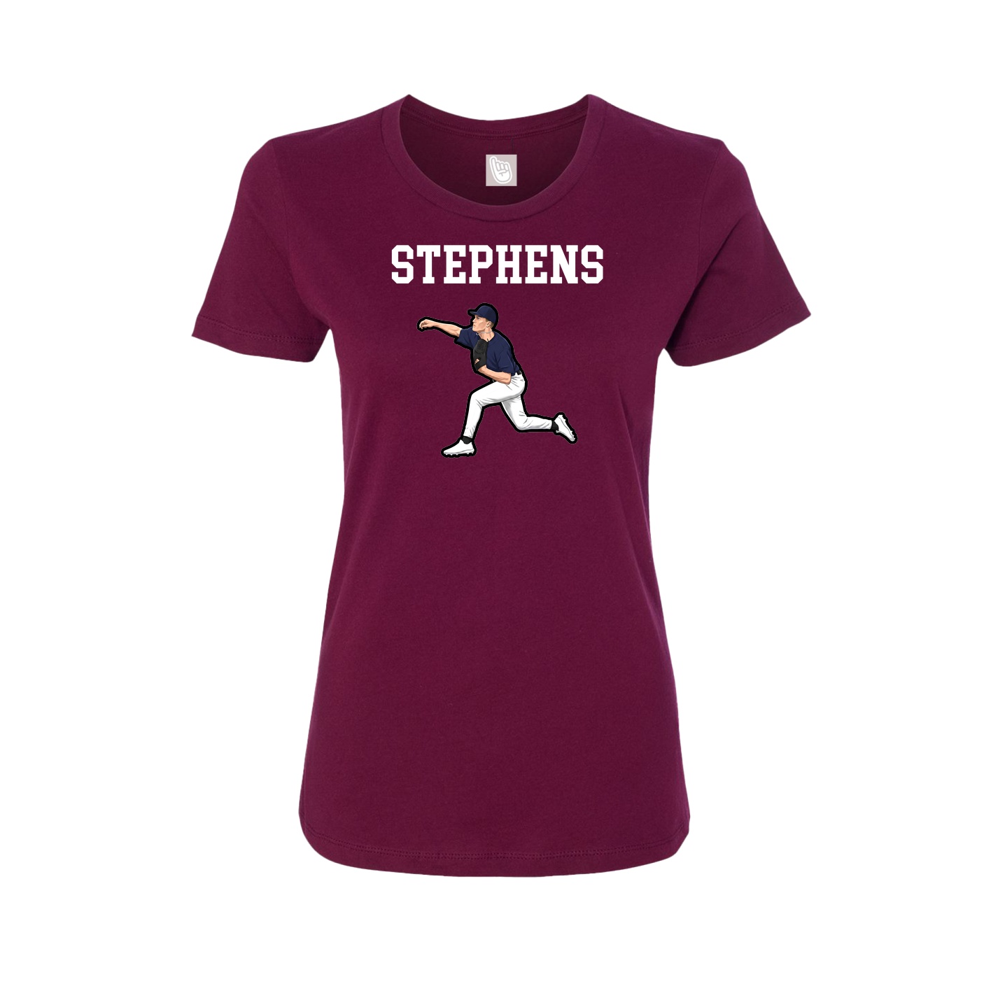 Fitted Women's Tee — Shirsey in Maroon