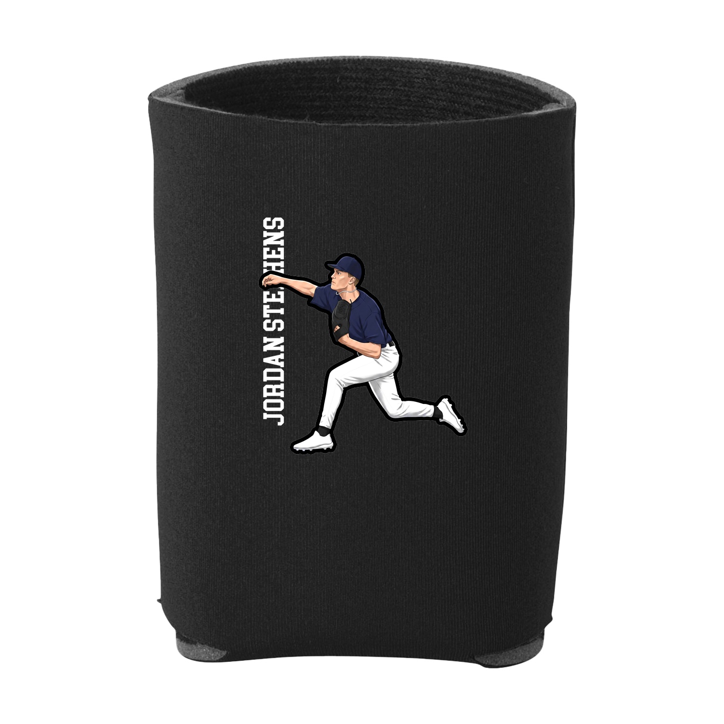 Can Holder — Name Vertical in Black
