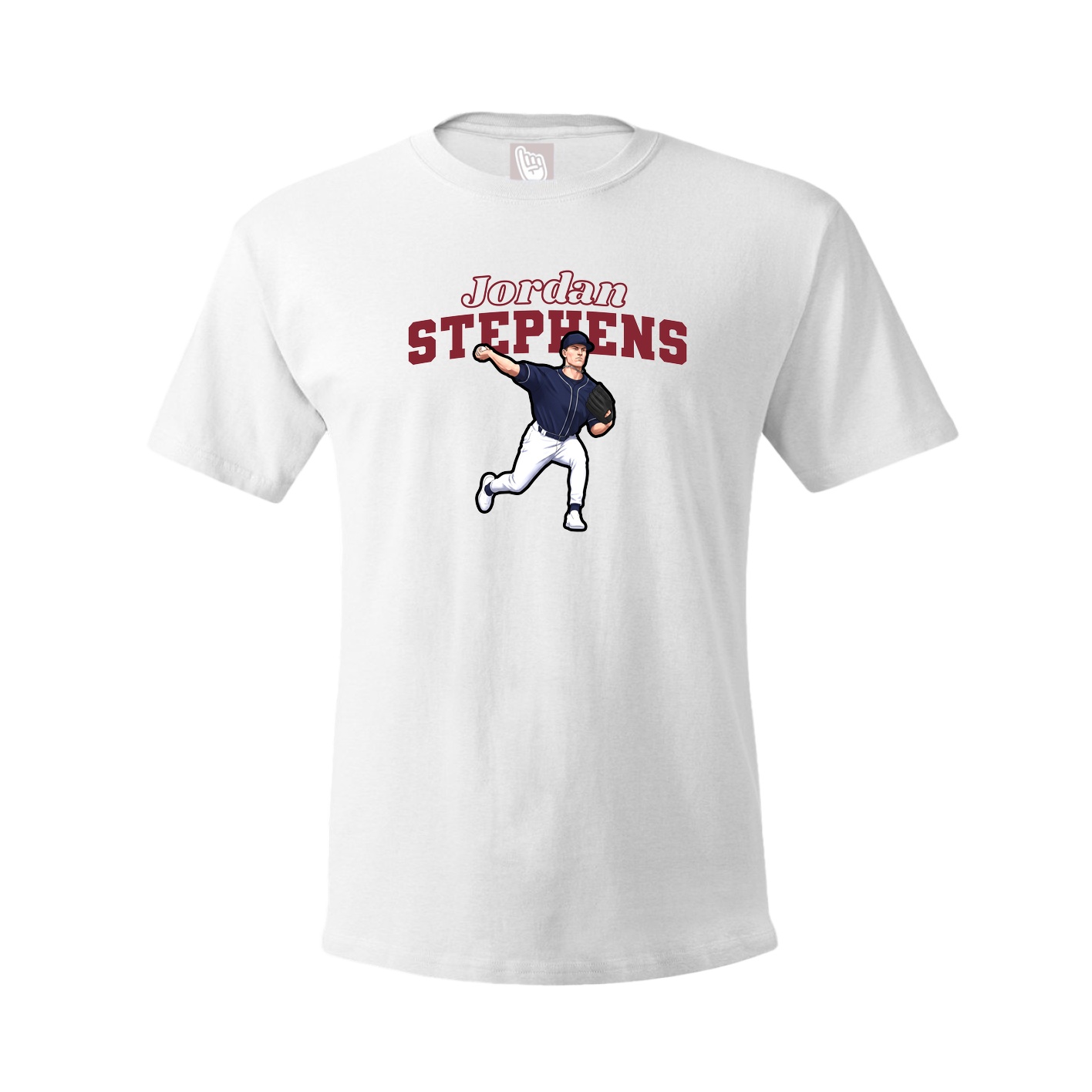 Tee — Name Arch in White