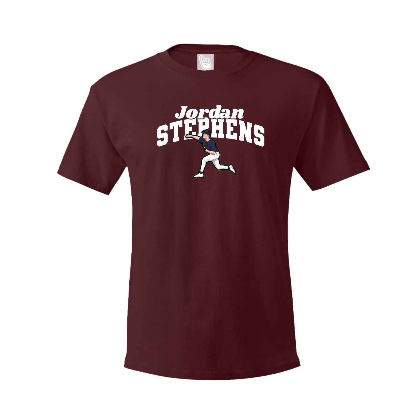 Tee — Signature Arch in Maroon