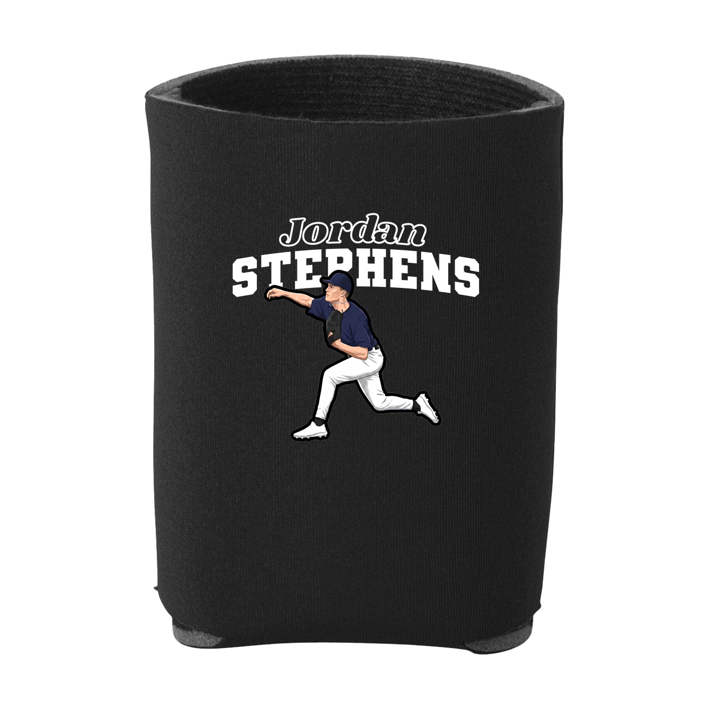 Can Holder — Name Arch in Black