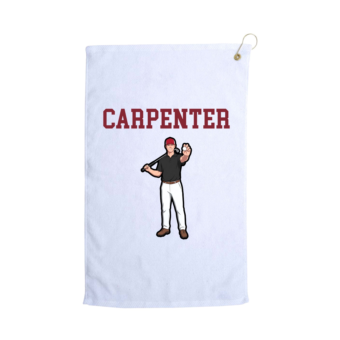 Golf Towel — Shirsey in White